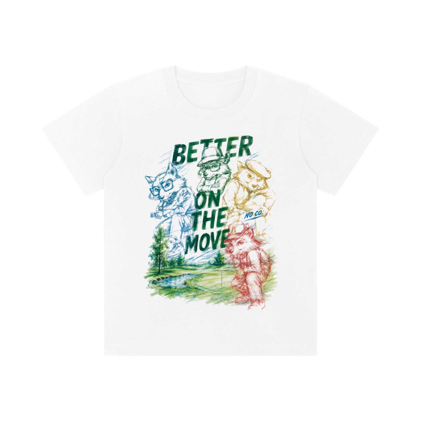 Better on the Move Youth Tee | Never Needed Company Kids