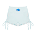 No Co. Blue Script Runner Shorts