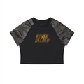 Never Needed Camo Crop Tee