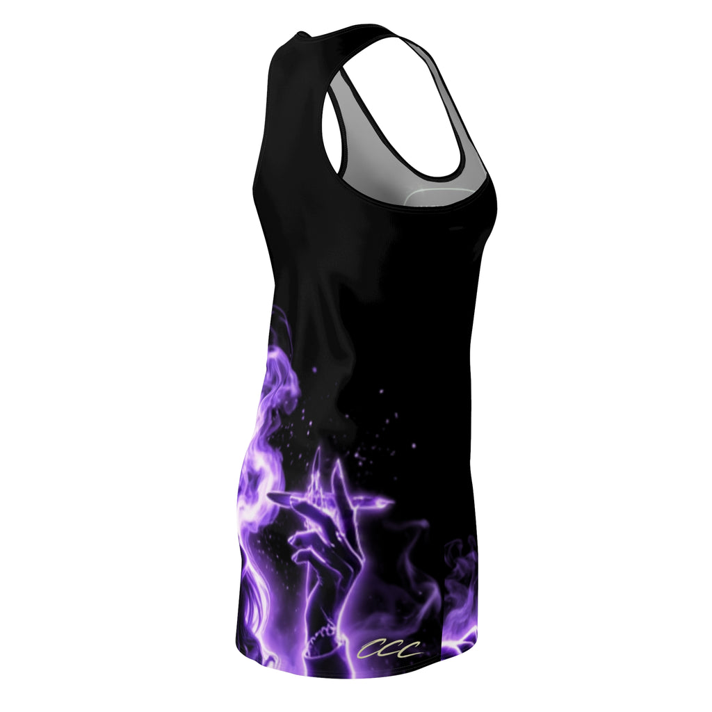 No Company Smoke Dress — Purple Edition (Drop 01)