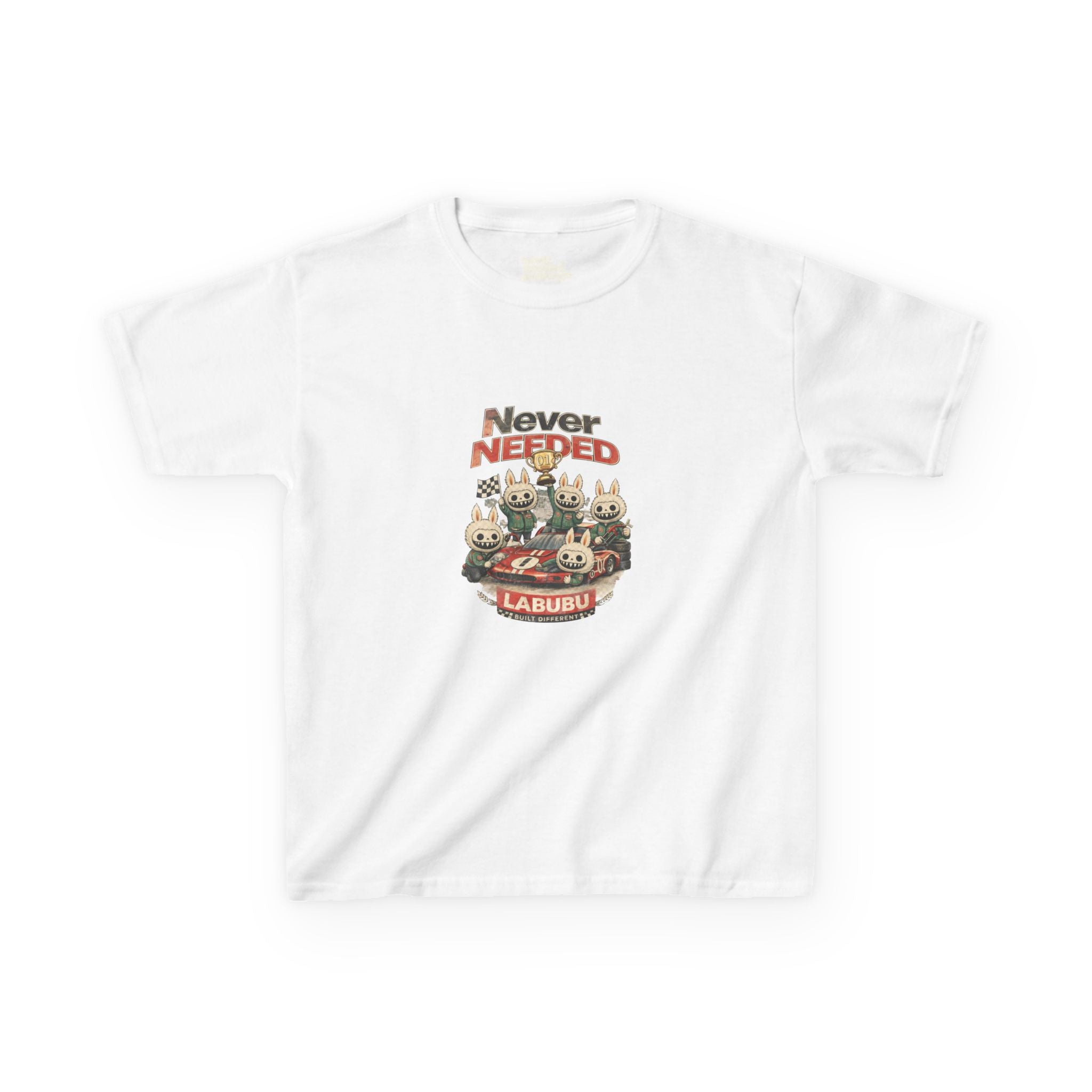 Never Needed “Labubu Built Different” Tee — 5 Color Drop