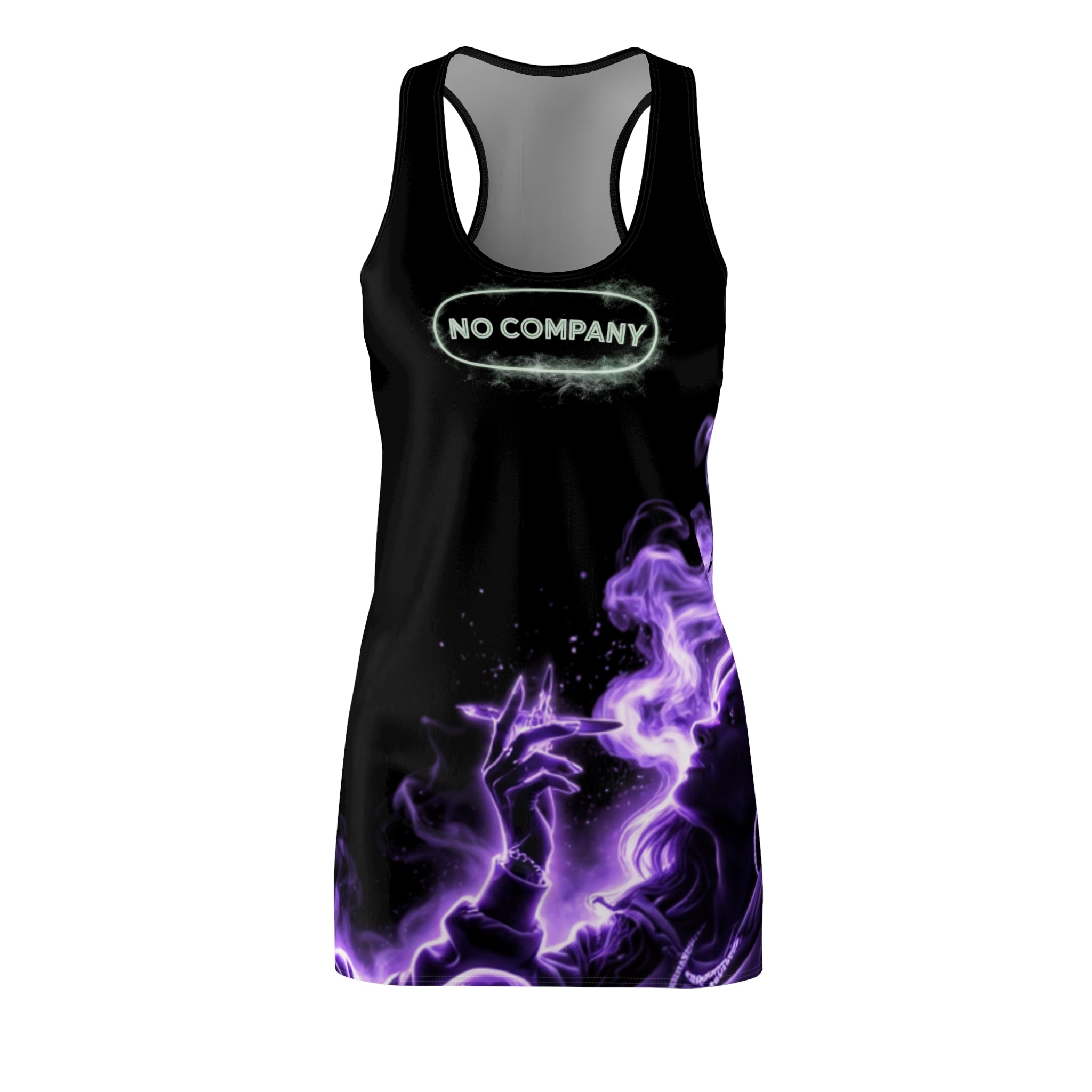 No Company Smoke Dress — Purple Edition (Drop 01)