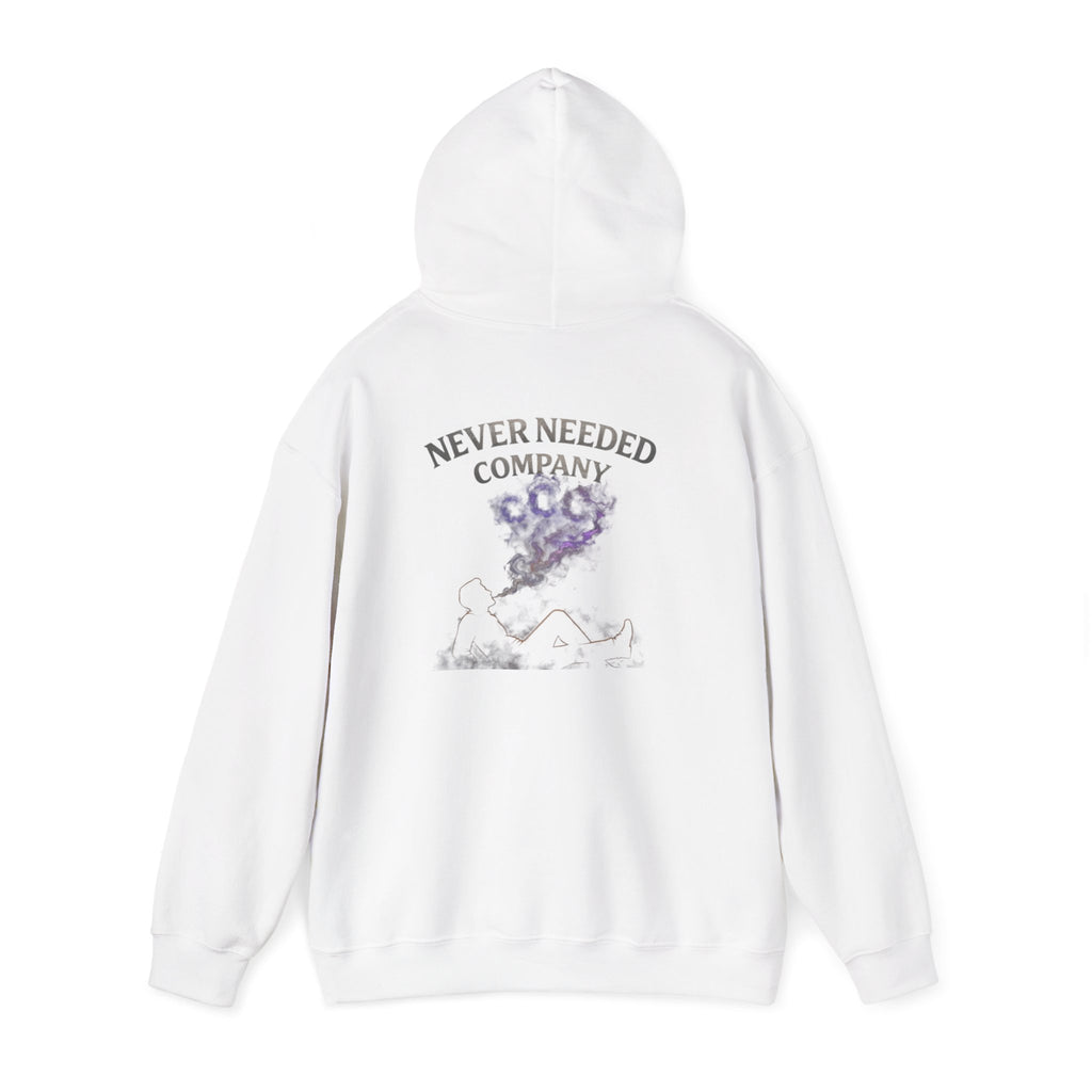 Never Needed Company – Smoke Hoodie (Purple Edition)