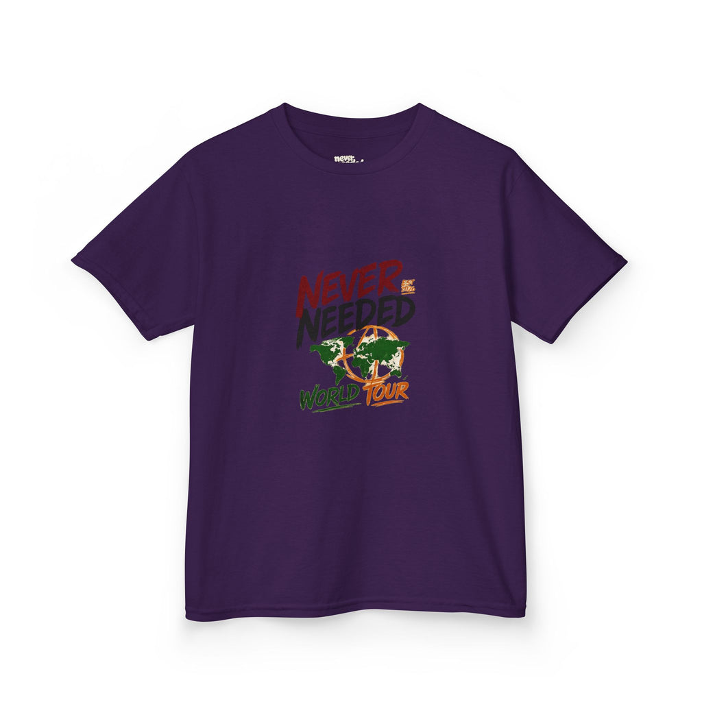 Never Needed™ Youth World Tour Tee — EST 2026