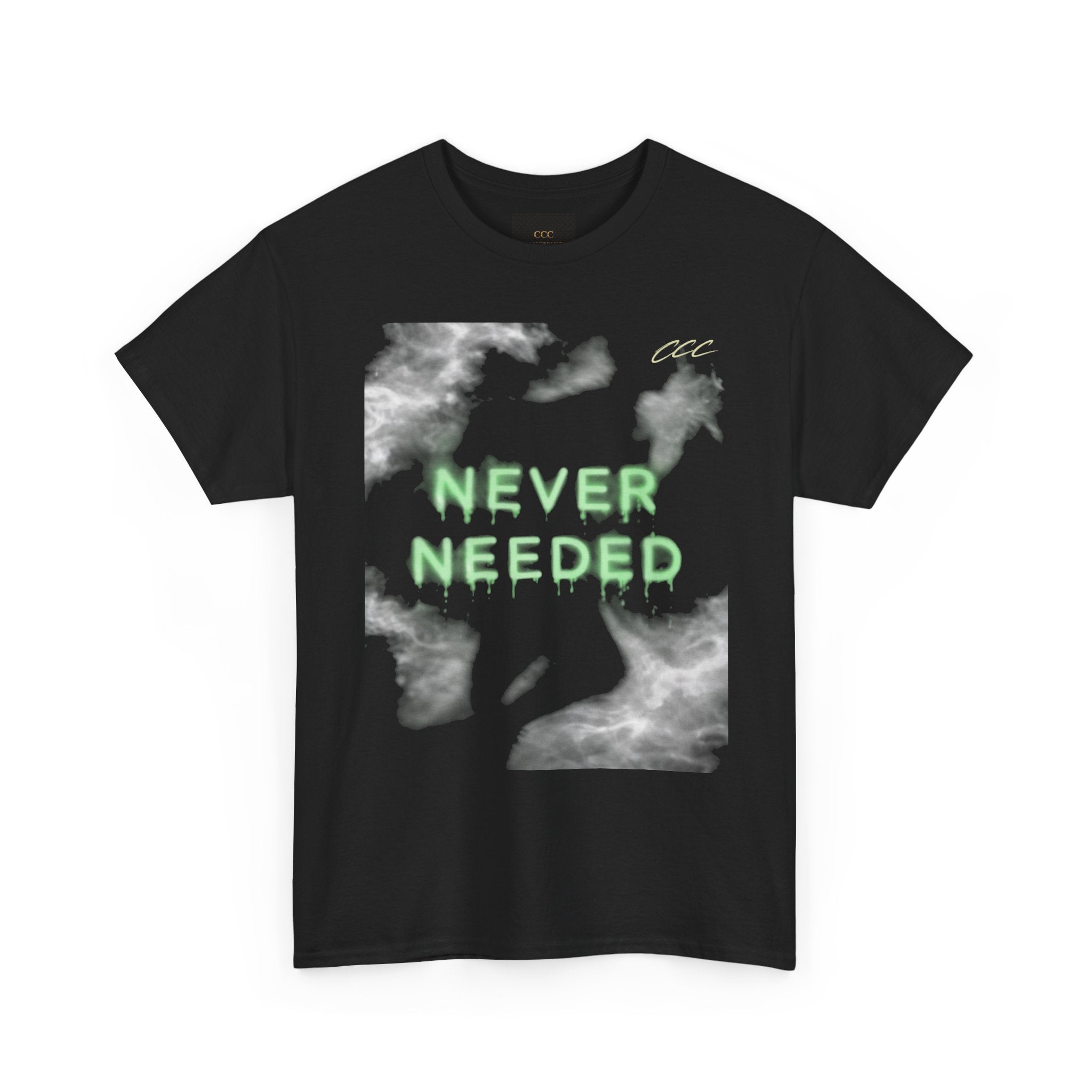 Never Needed Motion Graphic Tee — Drop 02 (No Company Edition)