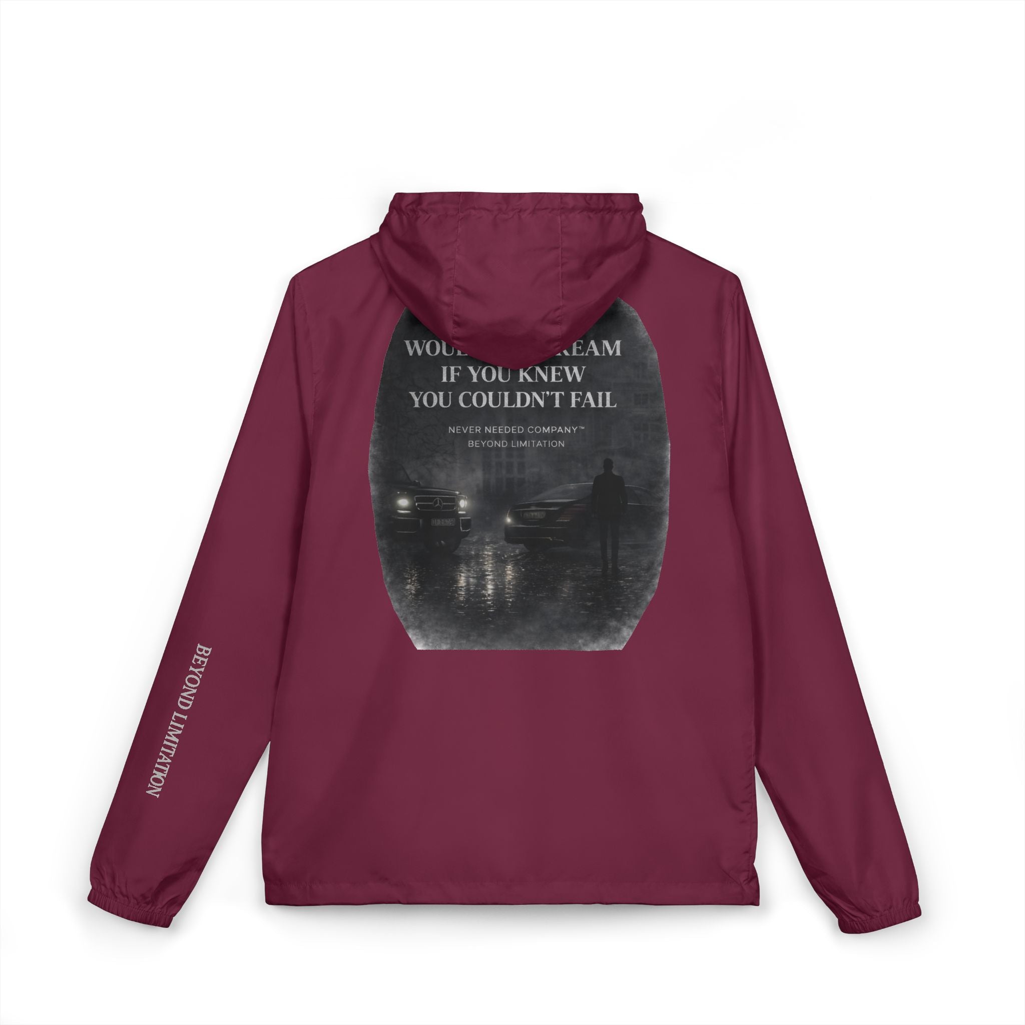 Never Needed Company™ “Beyond Limitation” Windbreaker