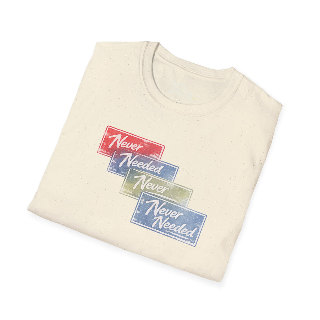 Never Needed Company™ Stamp Stack Tee