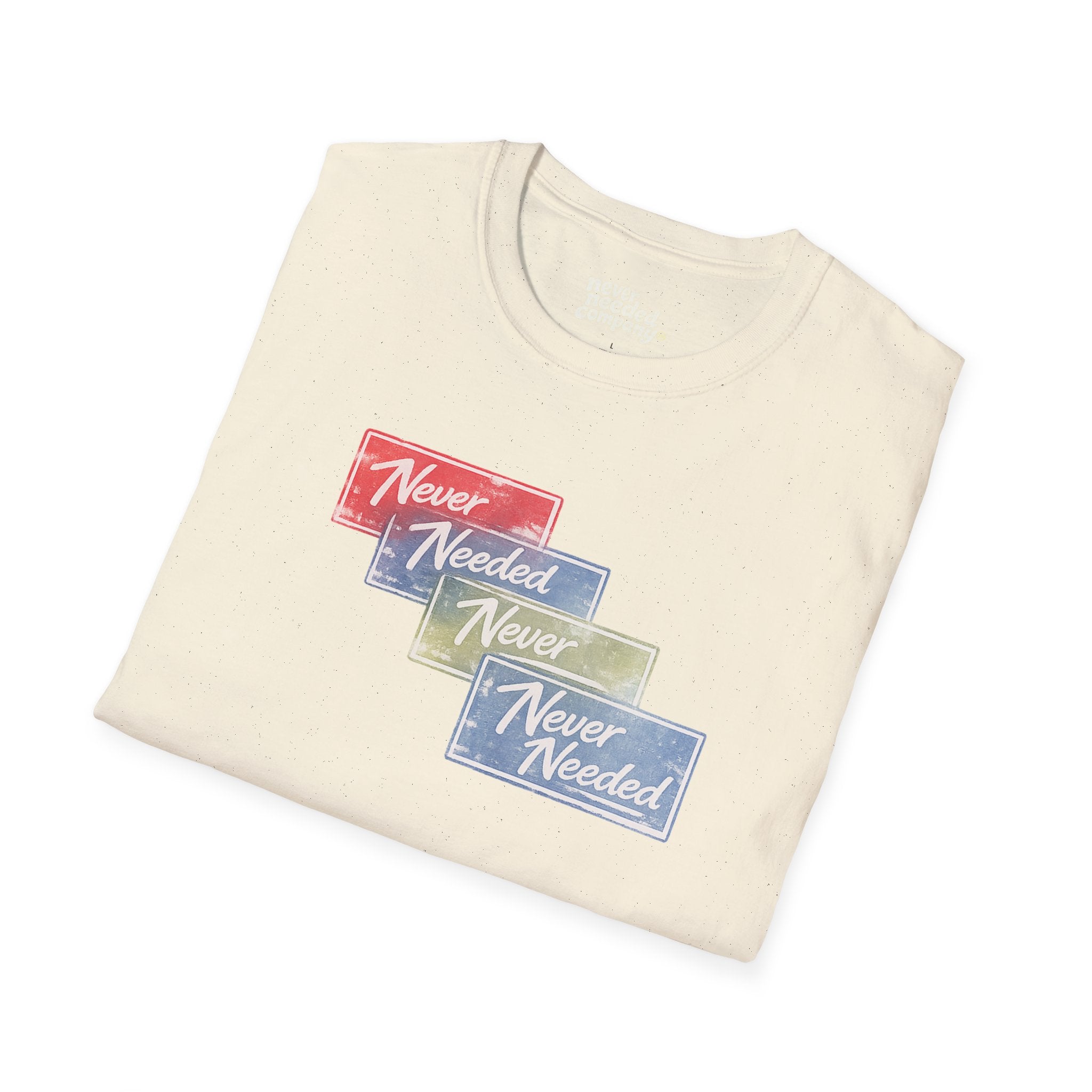 Never Needed Company™ Stamp Stack Tee