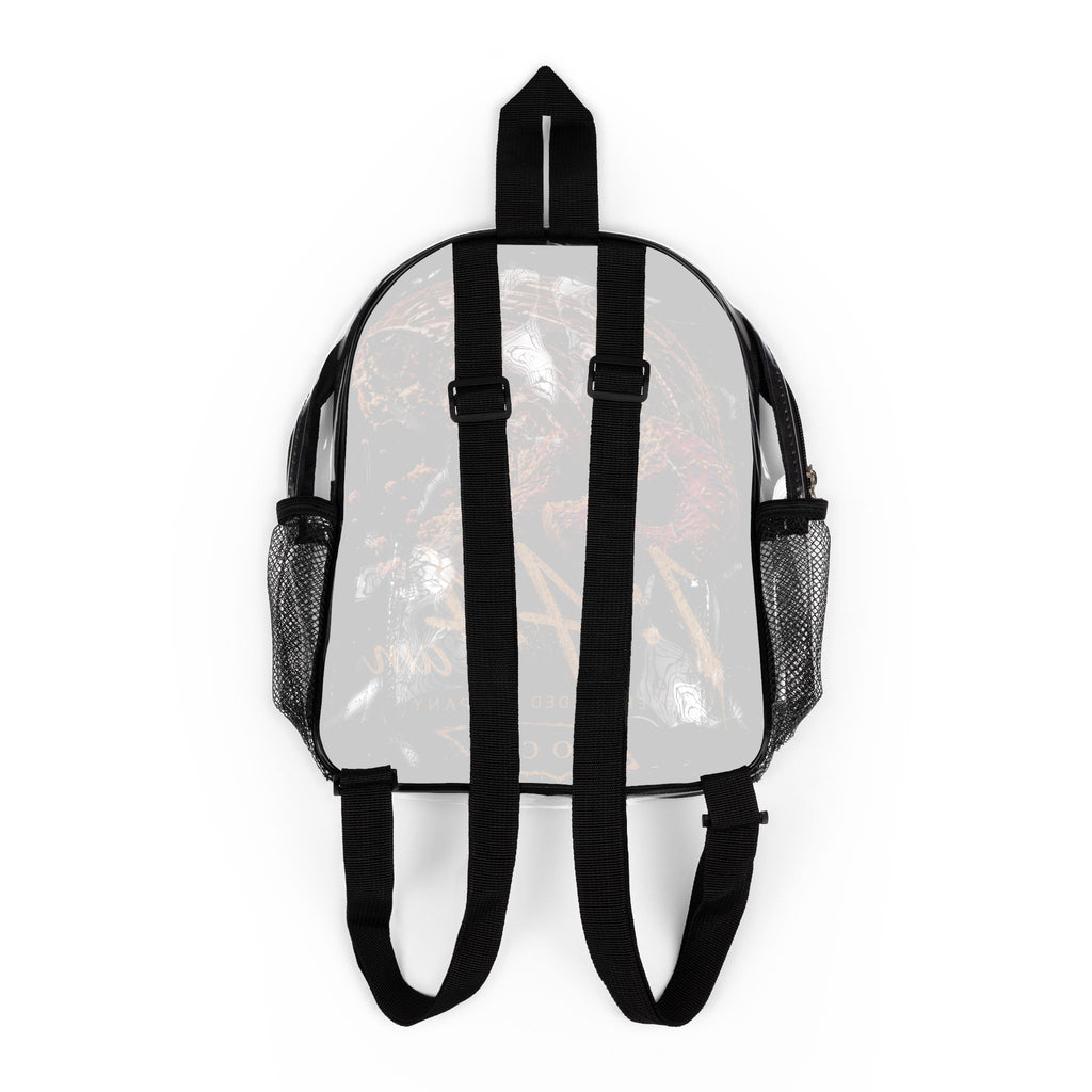 “Overpacked” — Buss Down Buns™ Clear Backpack (No Co™ Edition)