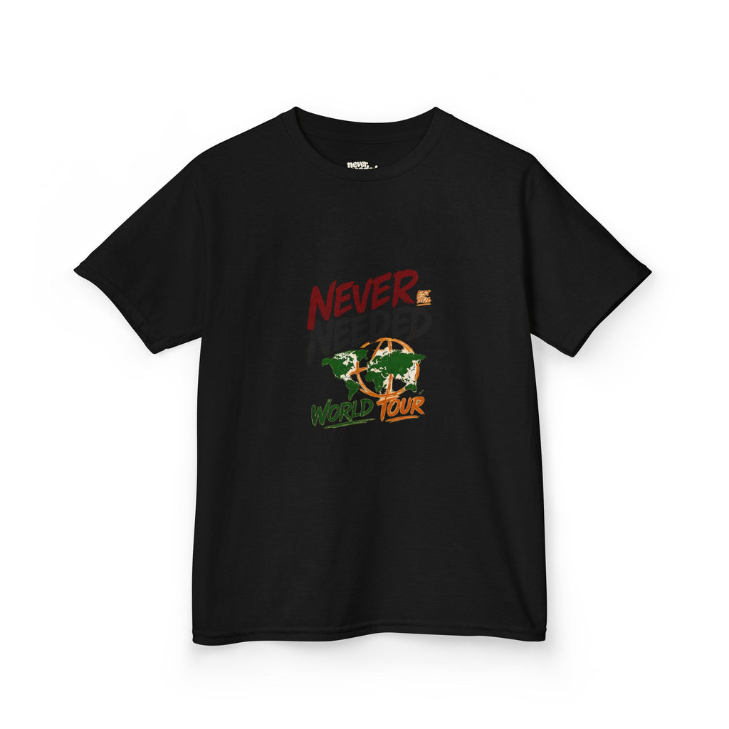 Never Needed™ Youth World Tour Tee — EST 2026
