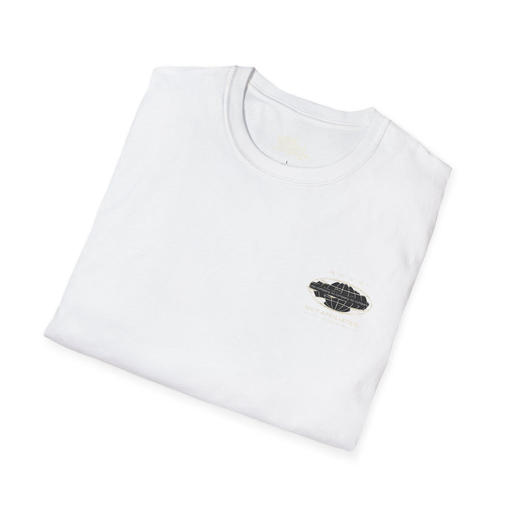 No Co™ “Not Affiliated” Mini Globe Tee (Stealth Edition)