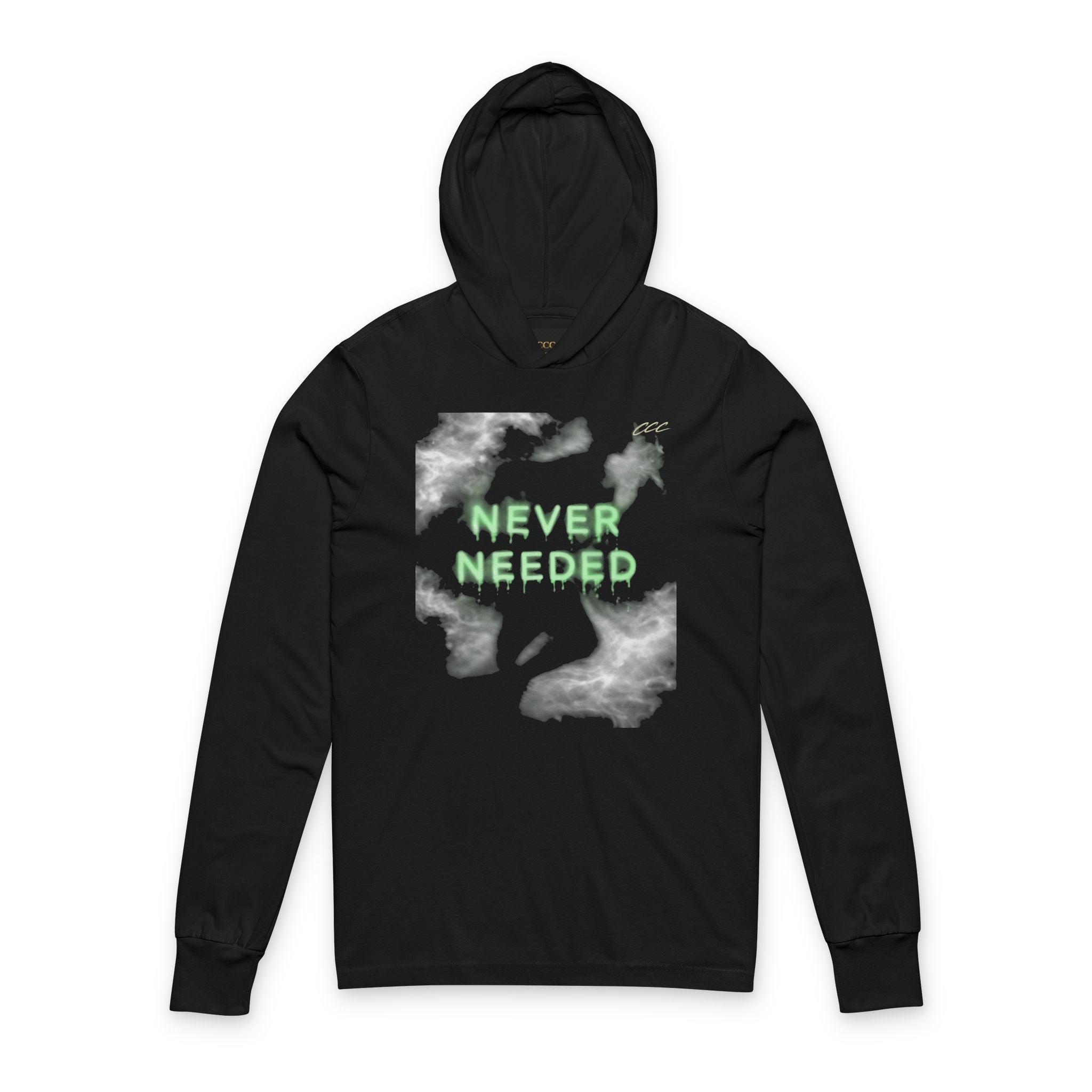Never Needed Motion Hoodie — Drop 02 (No Company Edition)