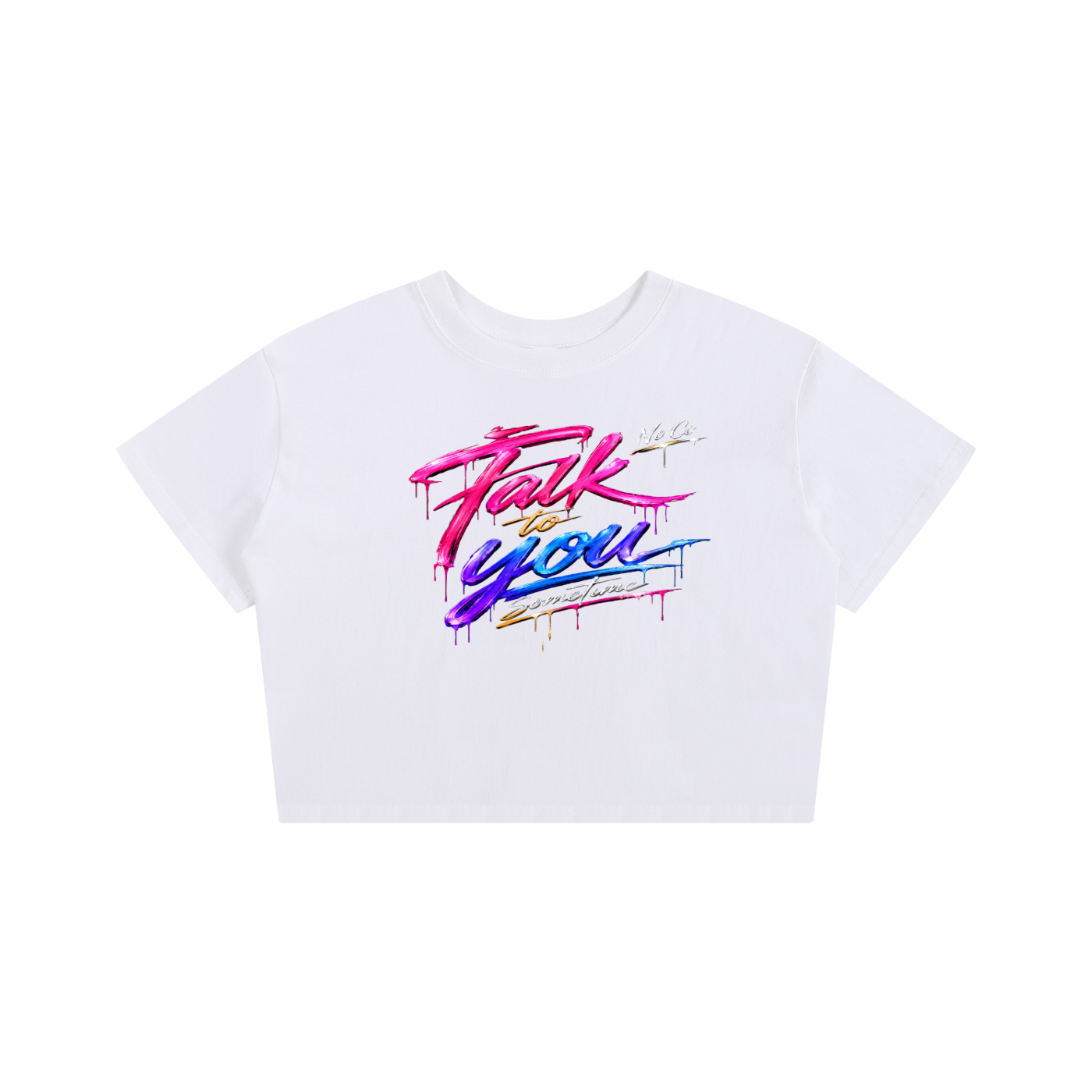 No Co. Talk to You Sometime | Neon Graffiti Streetwear Graphic Tee | No Co.