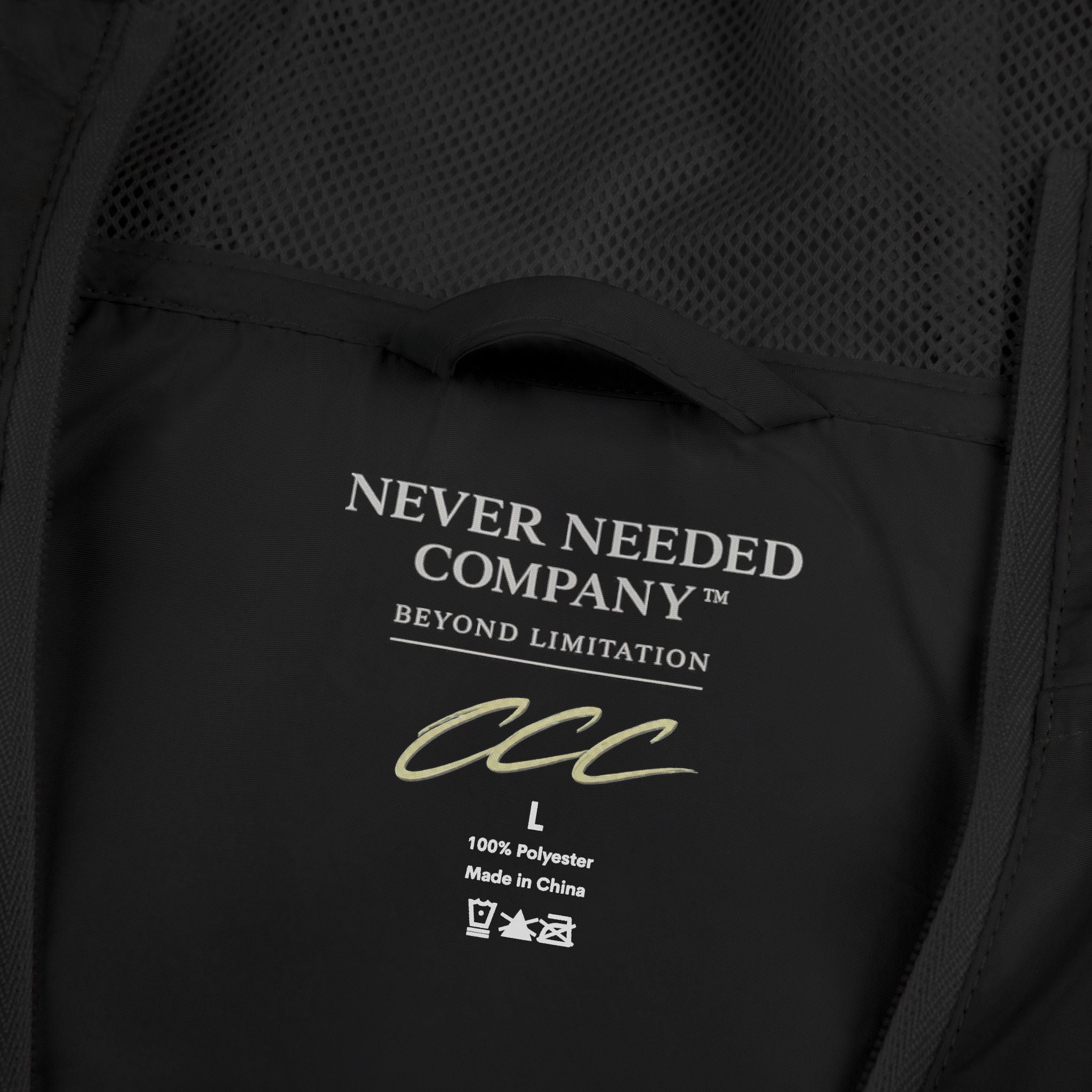Never Needed Company™ “Beyond Limitation” Windbreaker