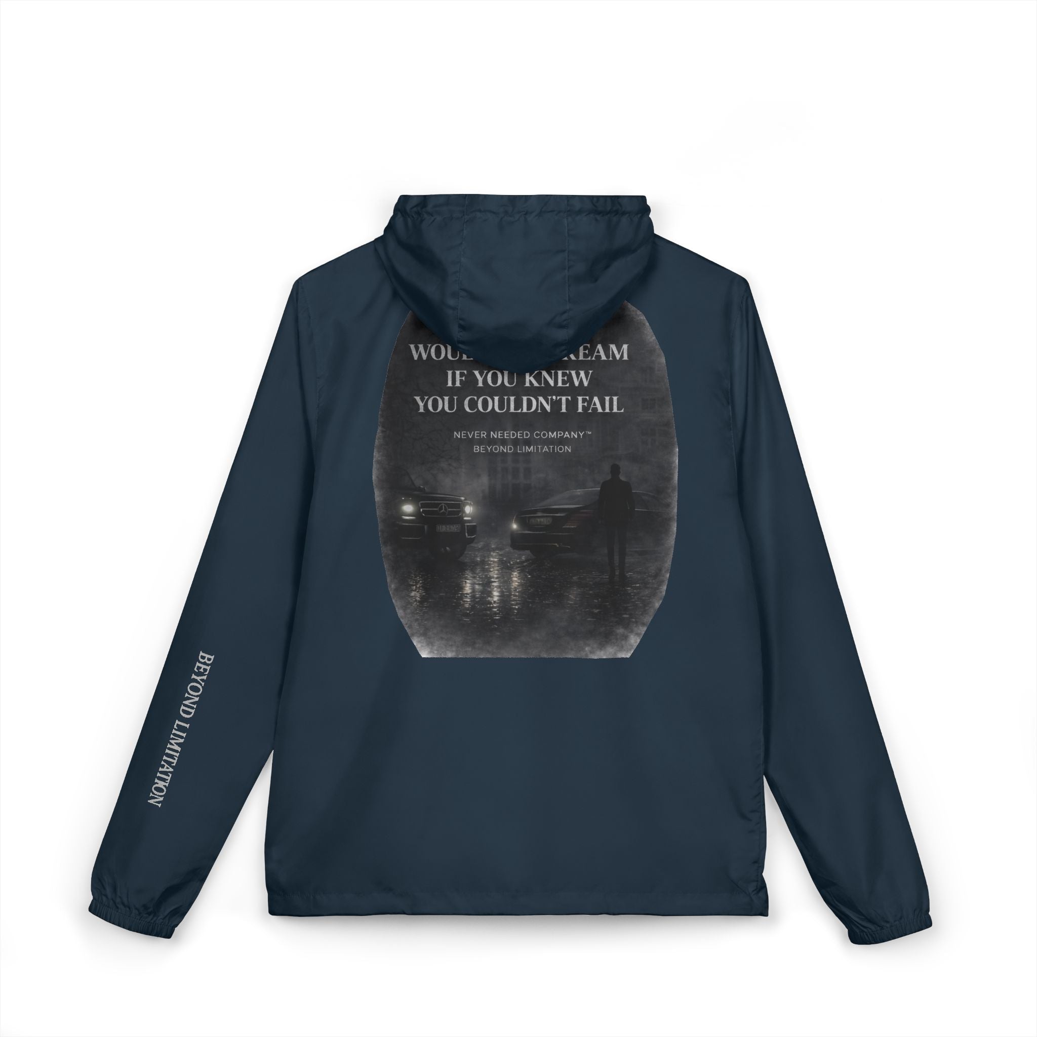 Never Needed Company™ “Beyond Limitation” Windbreaker