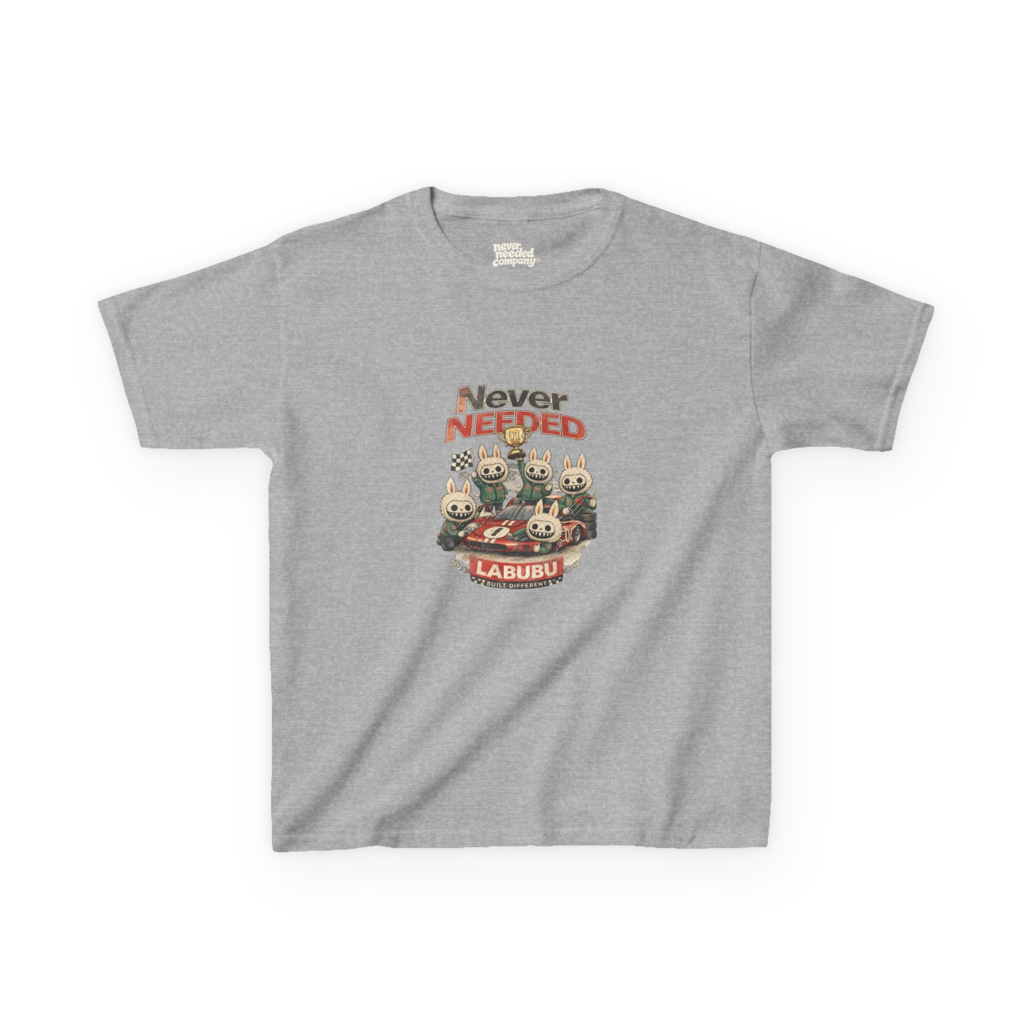 Never Needed “Labubu Built Different” Tee — 5 Color Drop
