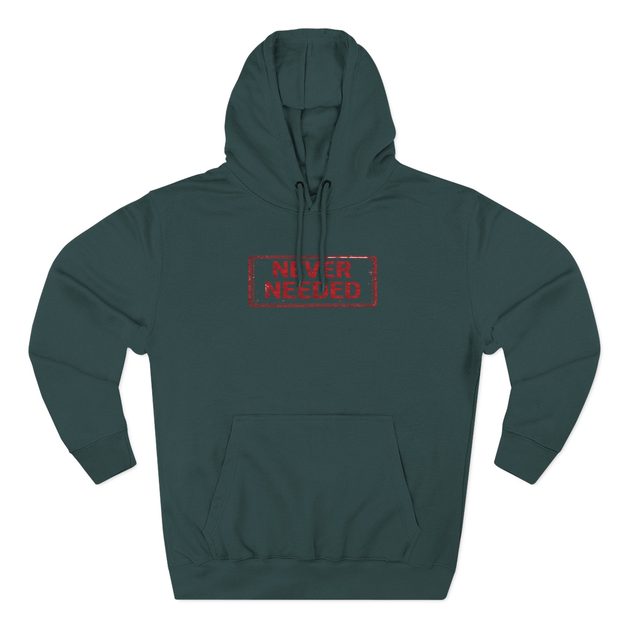 Never Needed Stamp Hoodie — Drop 01