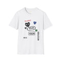 Never Needed™ — Play / Work Heart Tee (Black Edition)