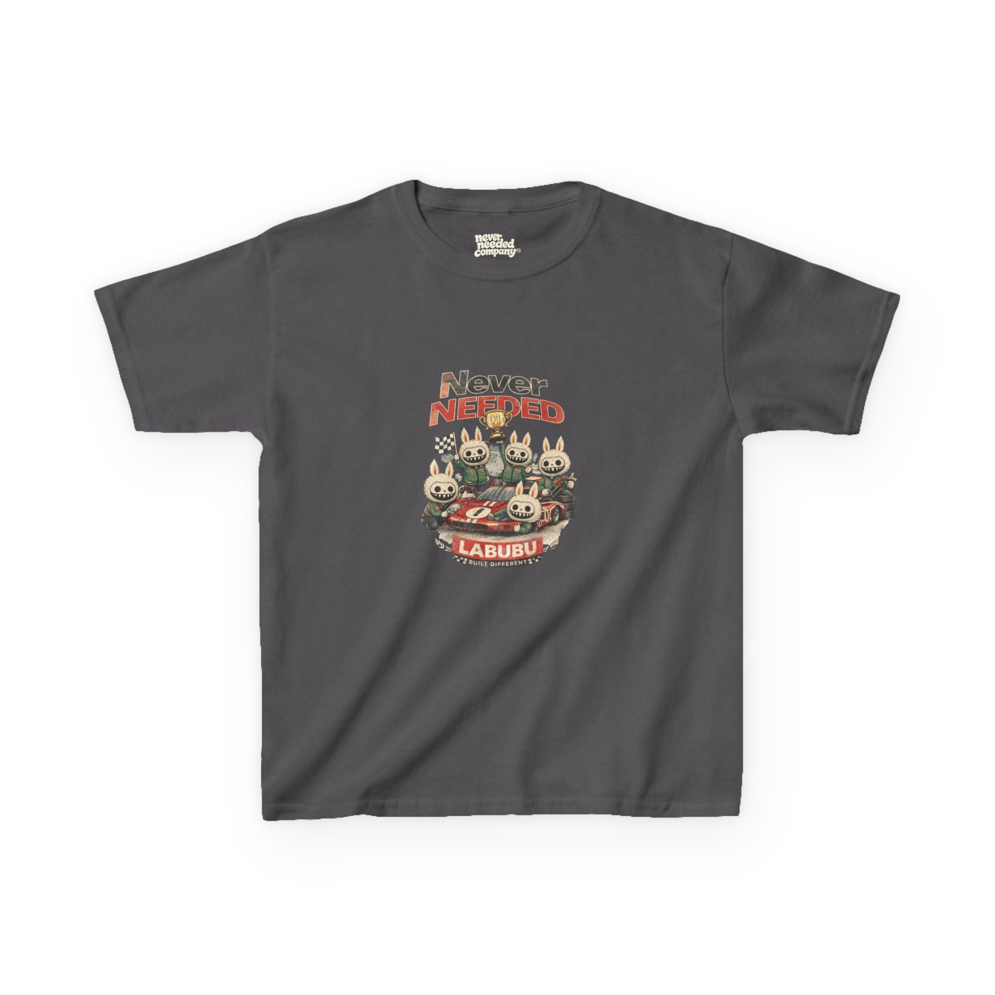 Never Needed “Labubu Built Different” Tee — 5 Color Drop