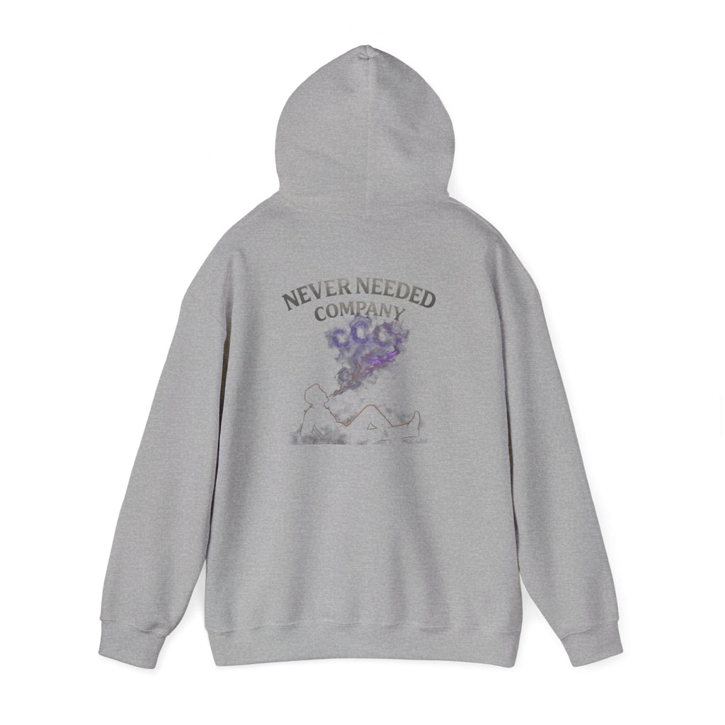 Never Needed Company – Smoke Hoodie (Purple Edition)