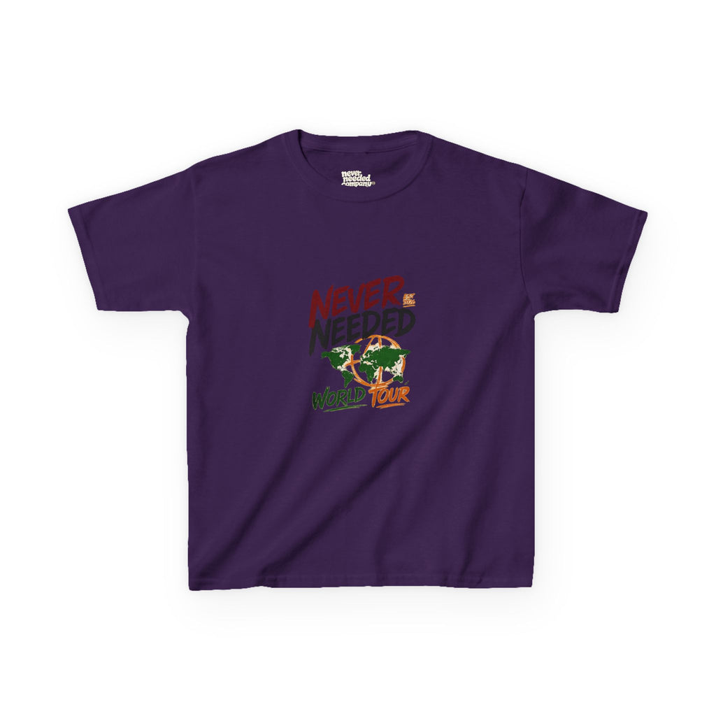 Never Needed™ Youth World Tour Tee — EST 2026