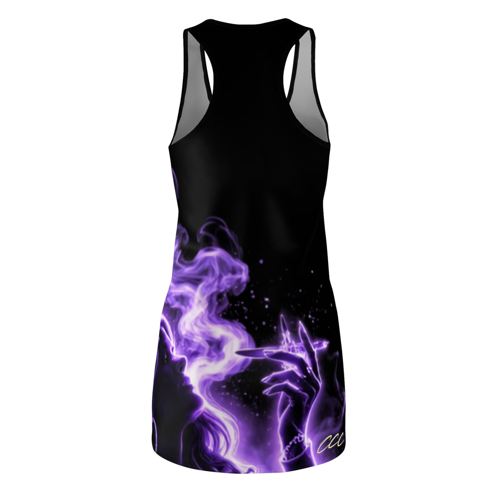 No Company Smoke Dress — Purple Edition (Drop 01)