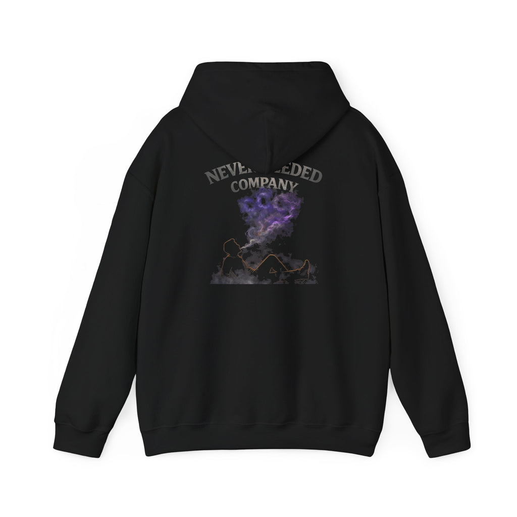 Never Needed Company – Smoke Hoodie (Purple Edition)