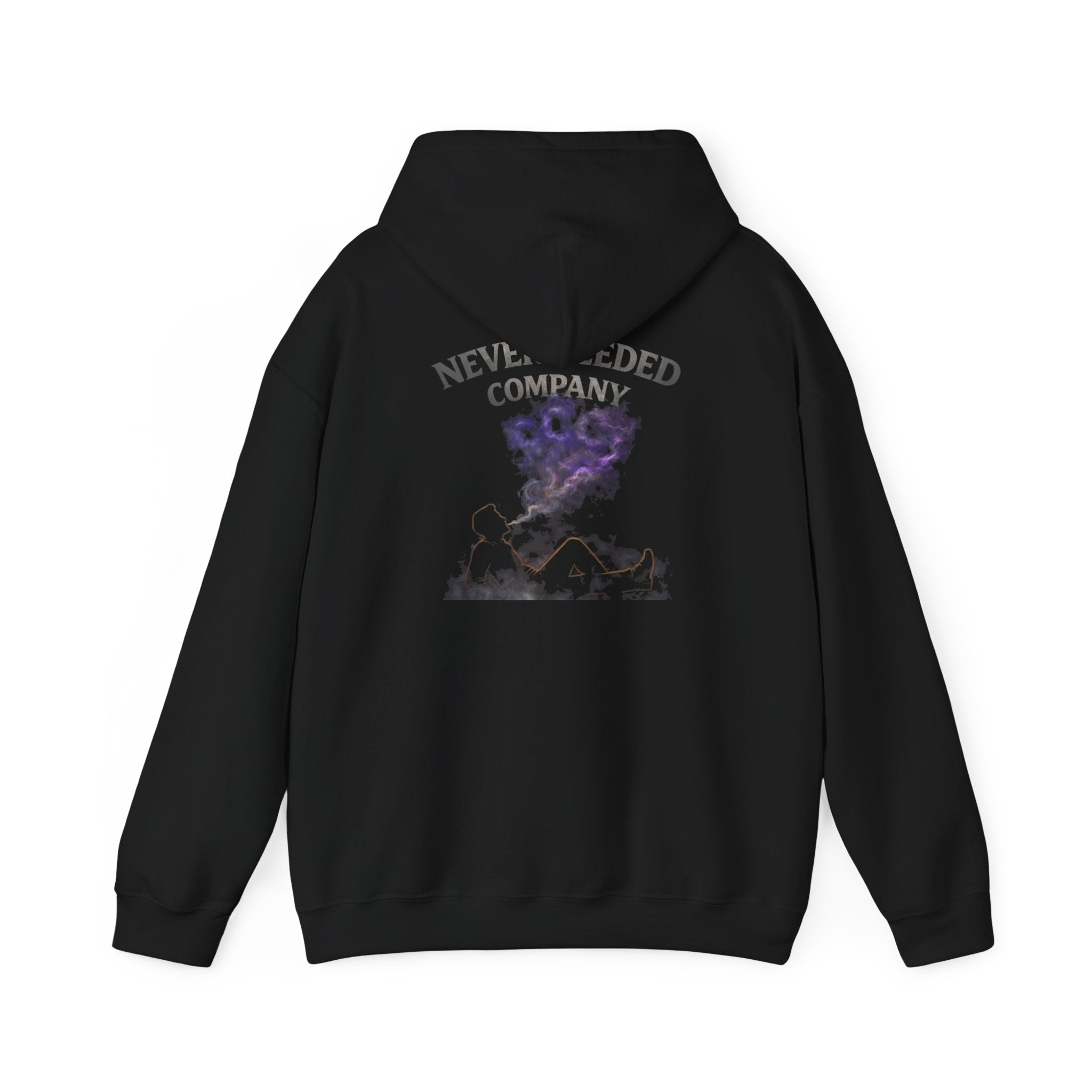 Never Needed Company – Smoke Hoodie (Purple Edition)