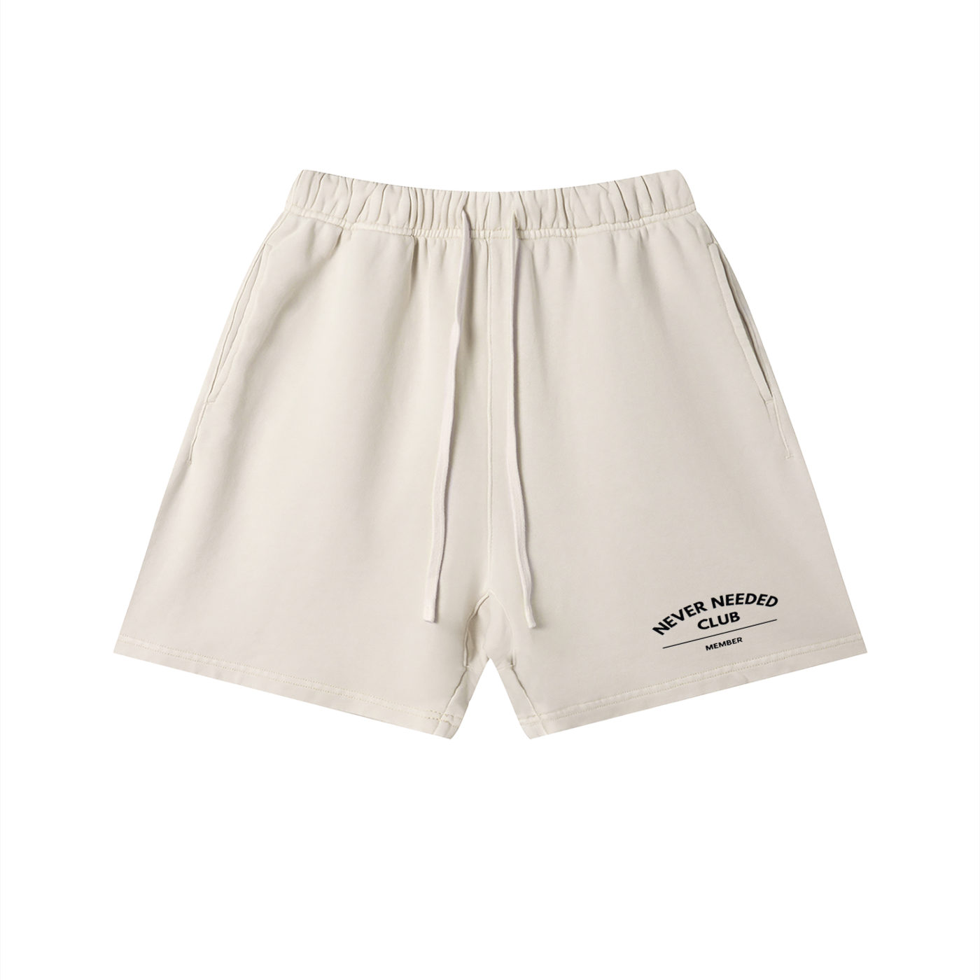 Never Needed Club Vintage Wash Shorts