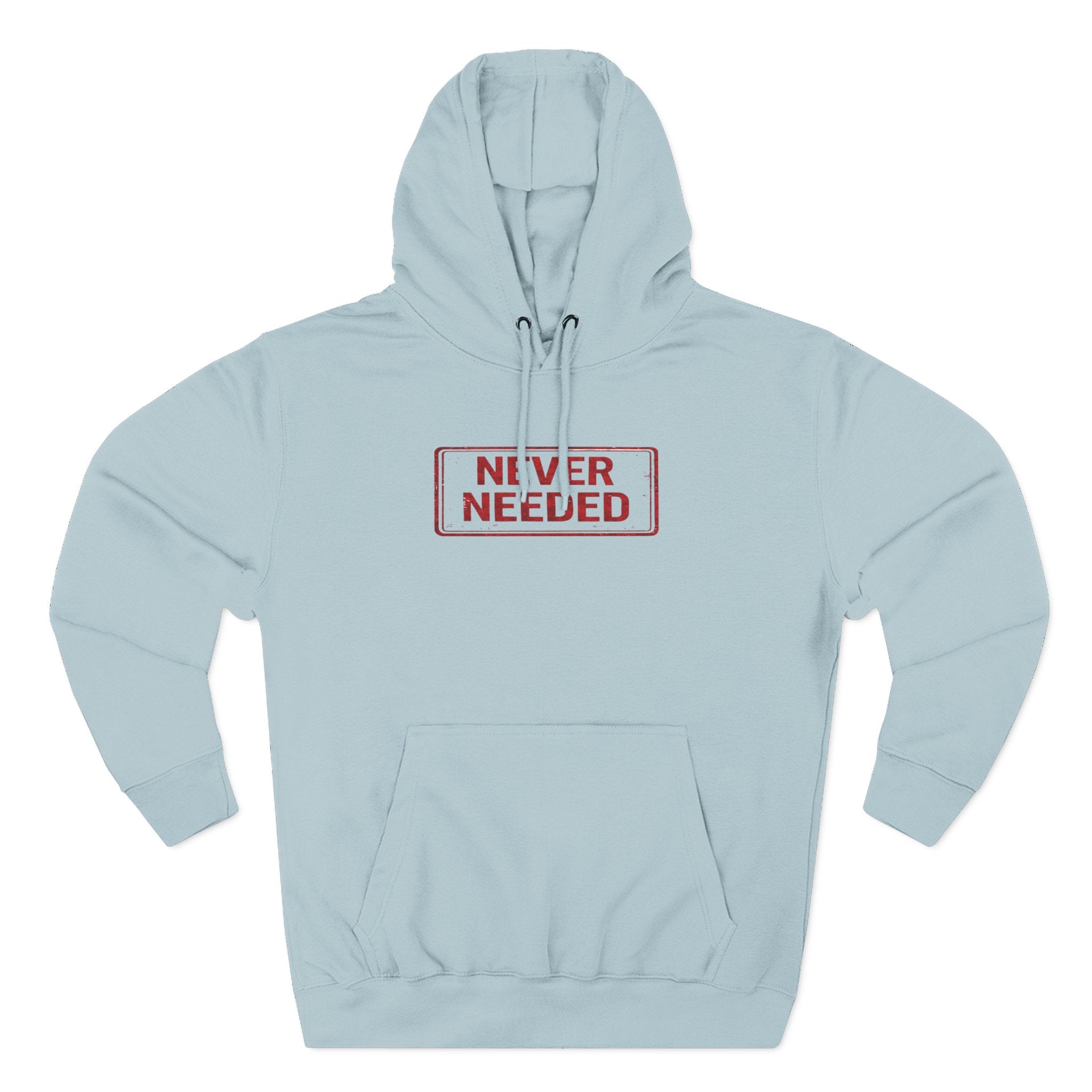Never Needed Stamp Hoodie — Drop 01