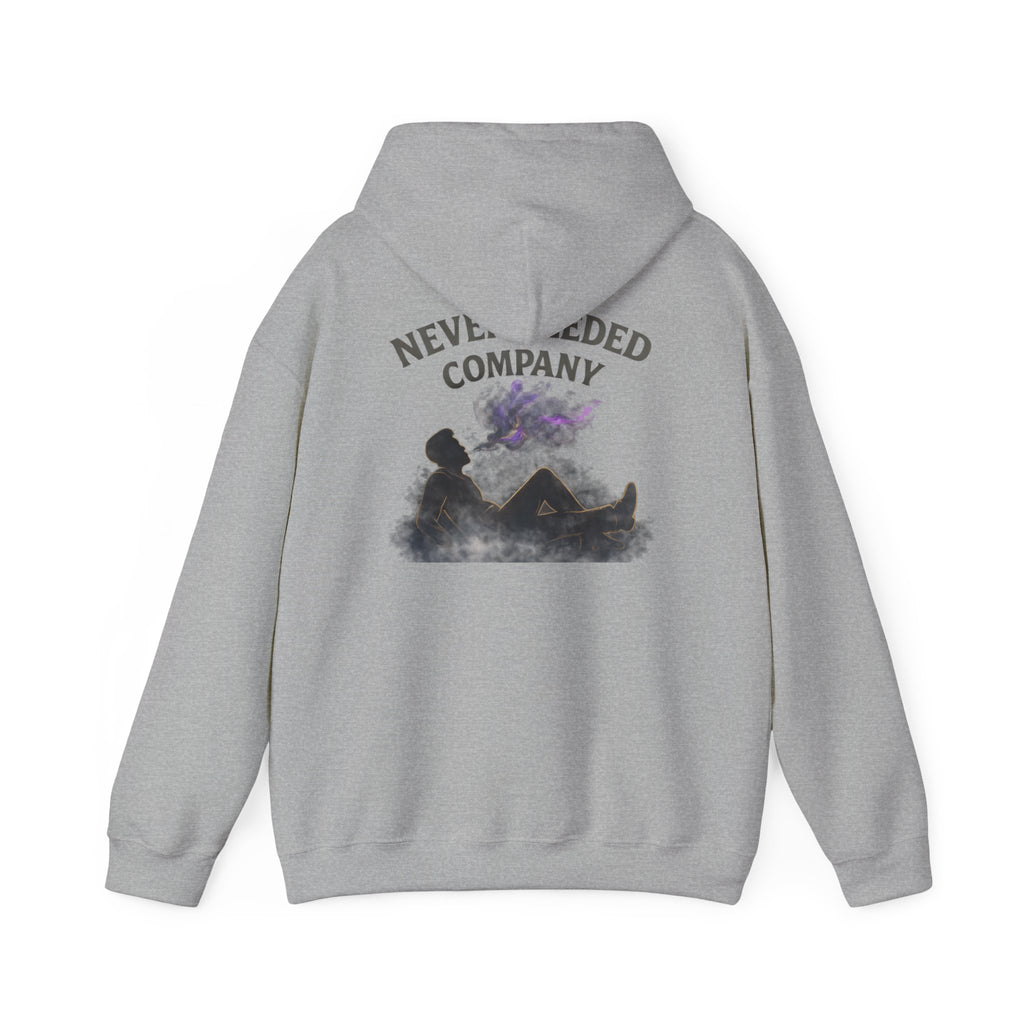 Never Needed Company – Smoke Hoodie
