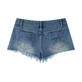 Never Needed Club Denim Shorts