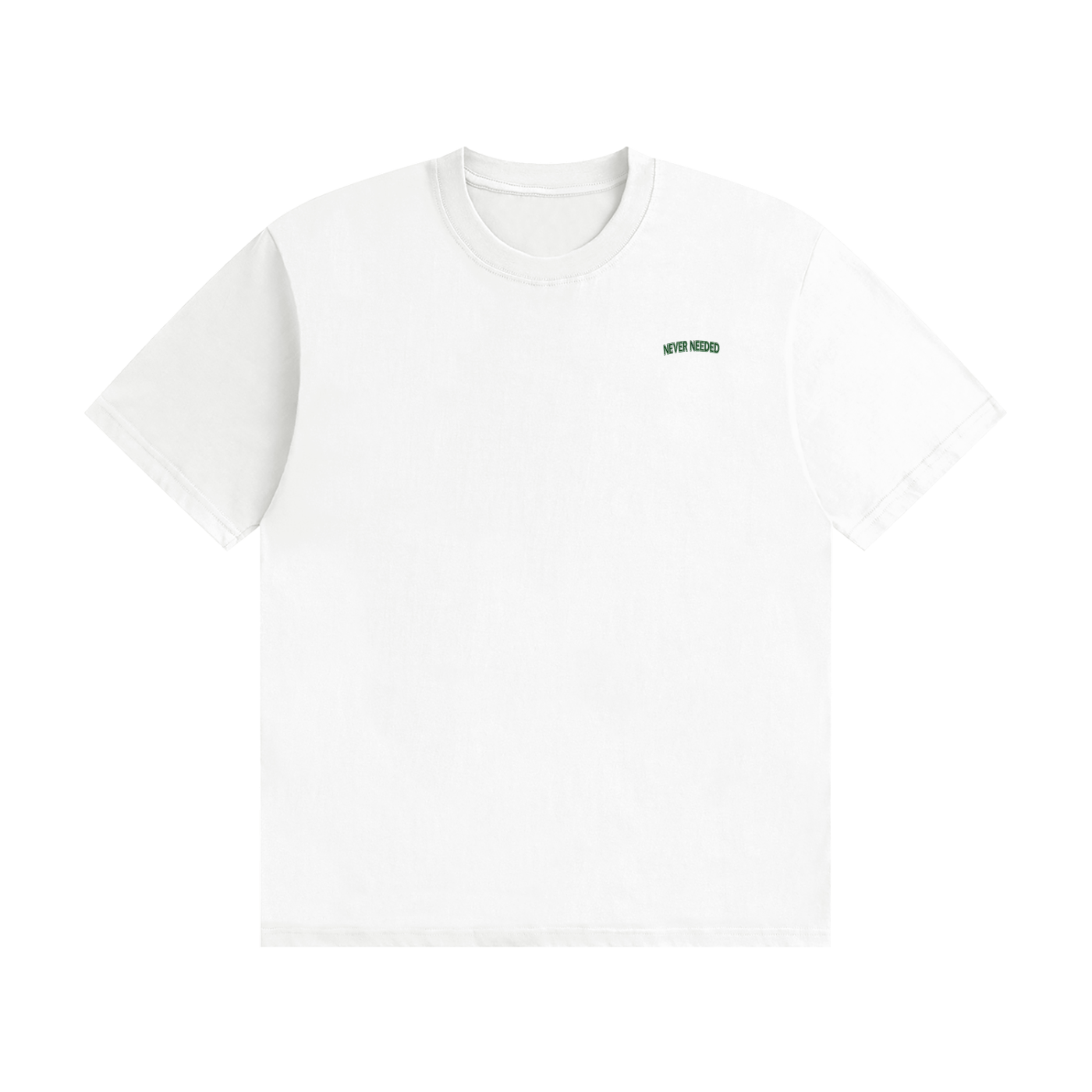 Never Needed Minimal Chest Tee | Premium Streetwear | No Co.