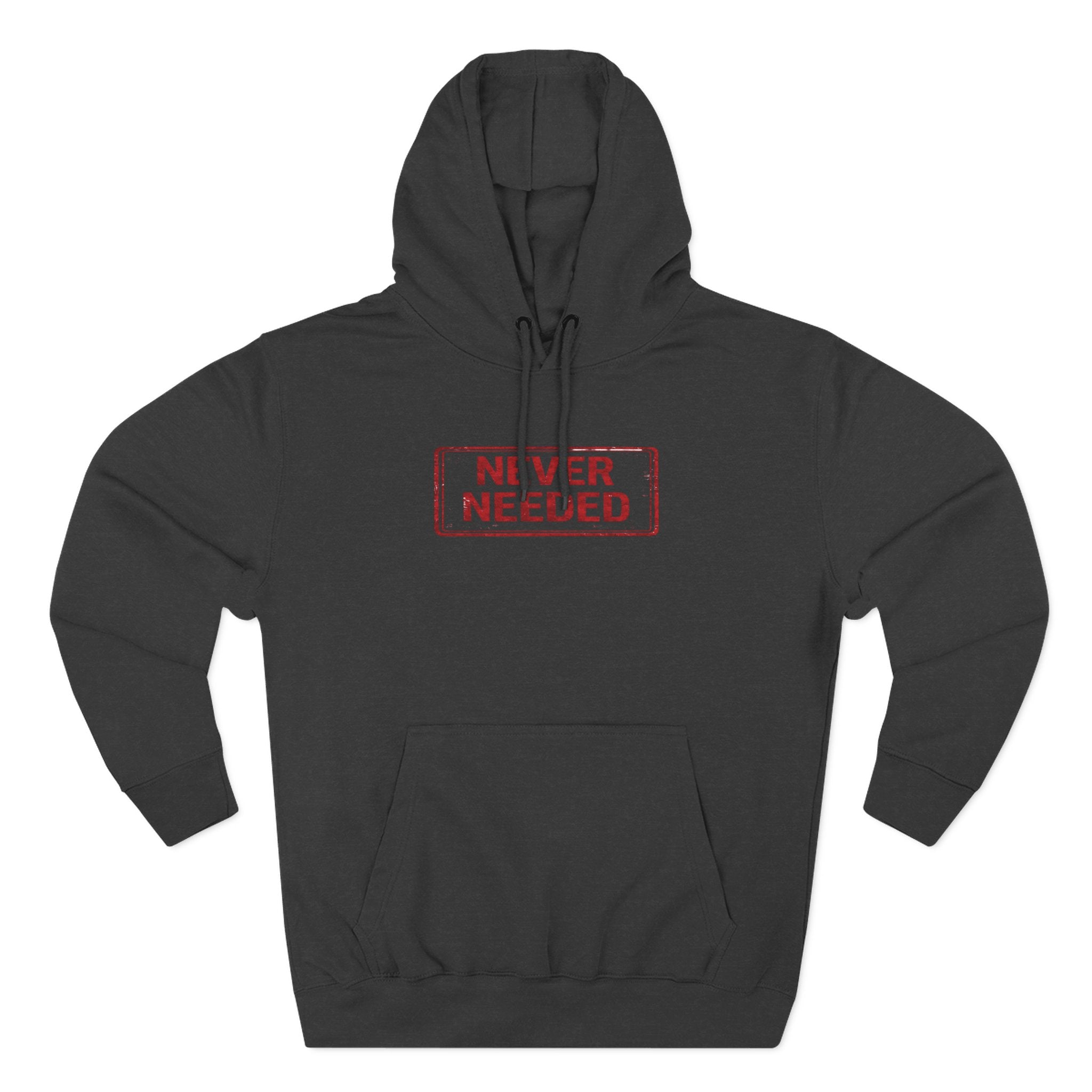 Never Needed Stamp Hoodie — Drop 01