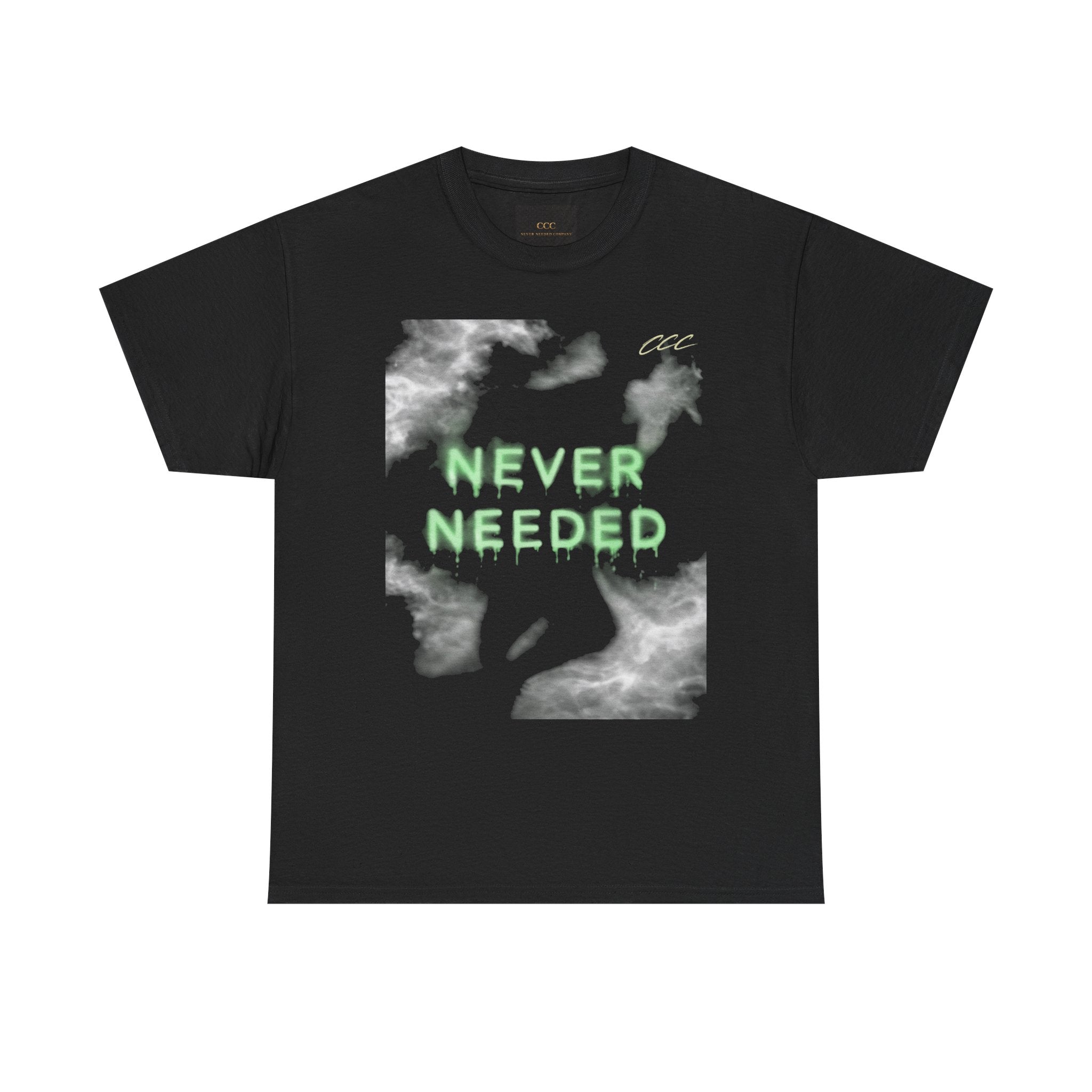 Never Needed Motion Graphic Tee — Drop 02 (No Company Edition)