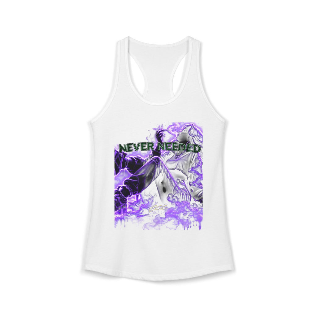 Never Needed Tank — Purple Smoke Graphic (Limited Drop)
