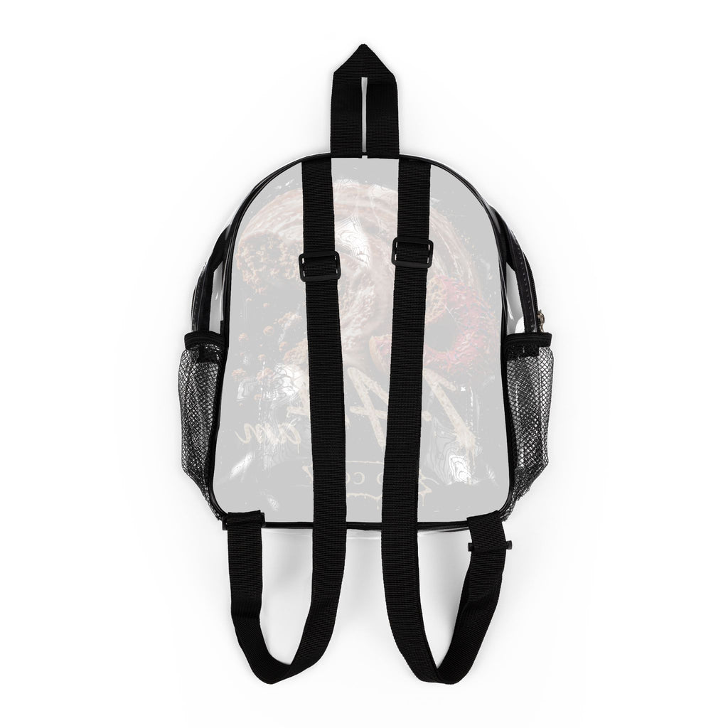 “1:44AM” — No Co™ Buss Down Buns Clear Backpack