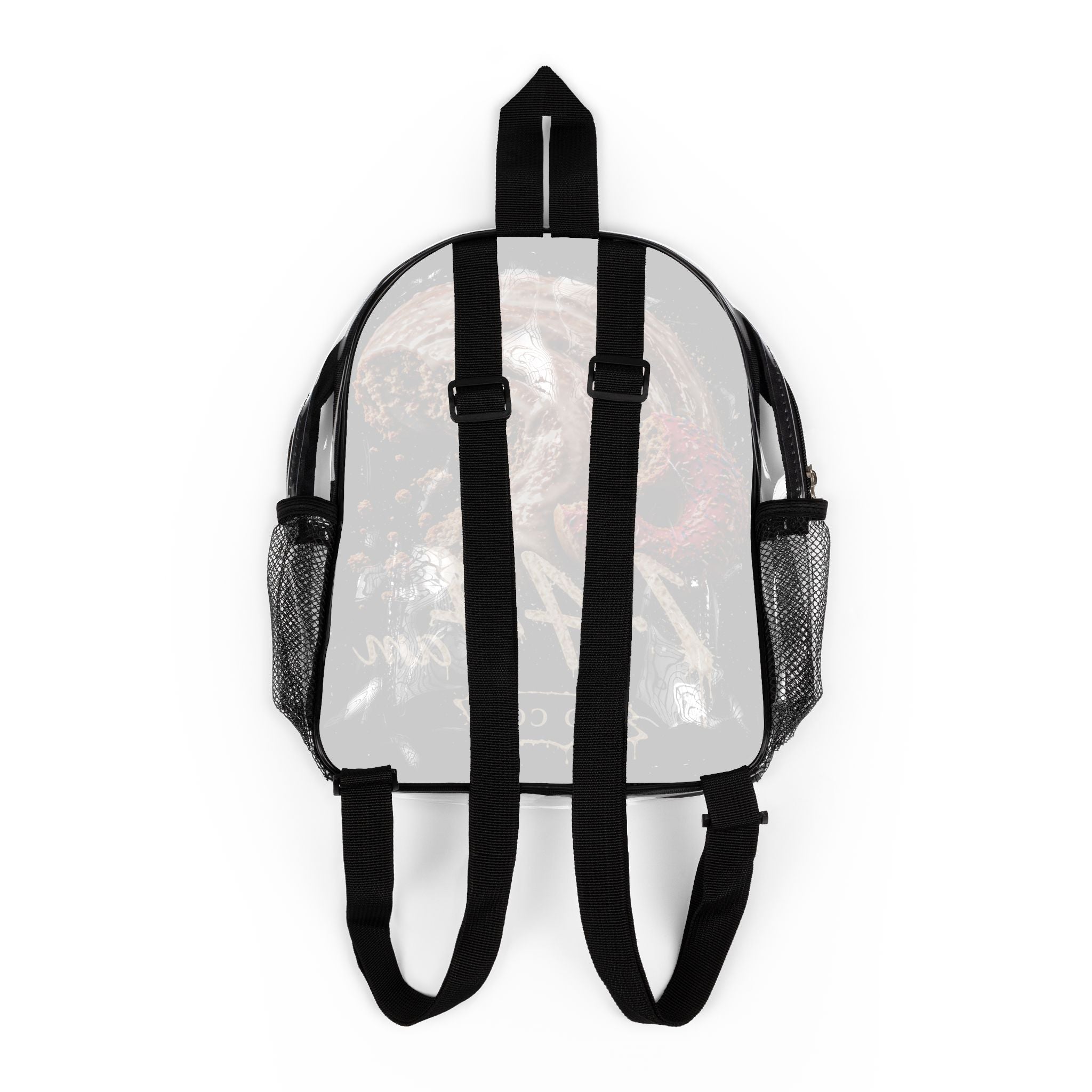 “1:44AM” — No Co™ Buss Down Buns Clear Backpack