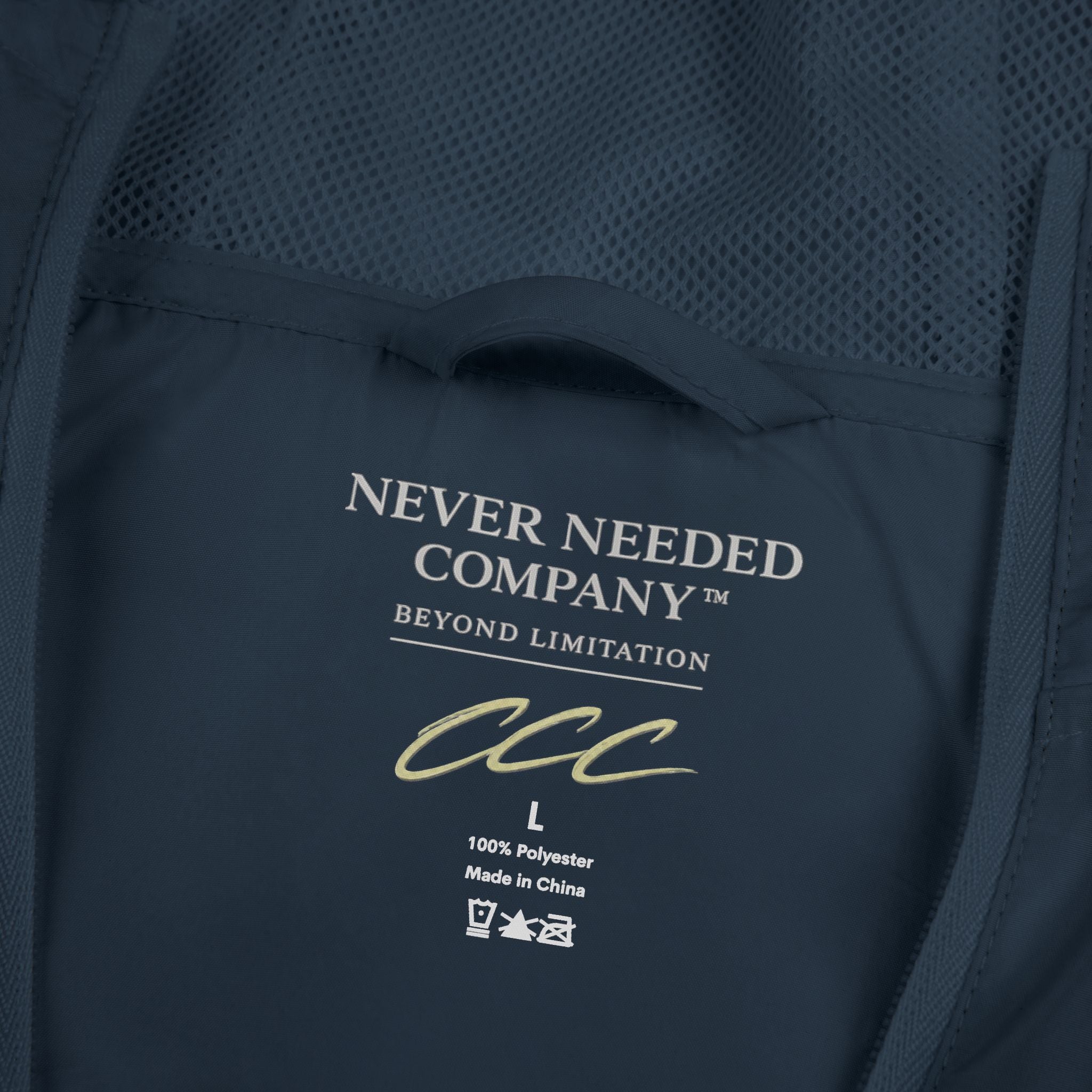 Never Needed Company™ “Beyond Limitation” Windbreaker