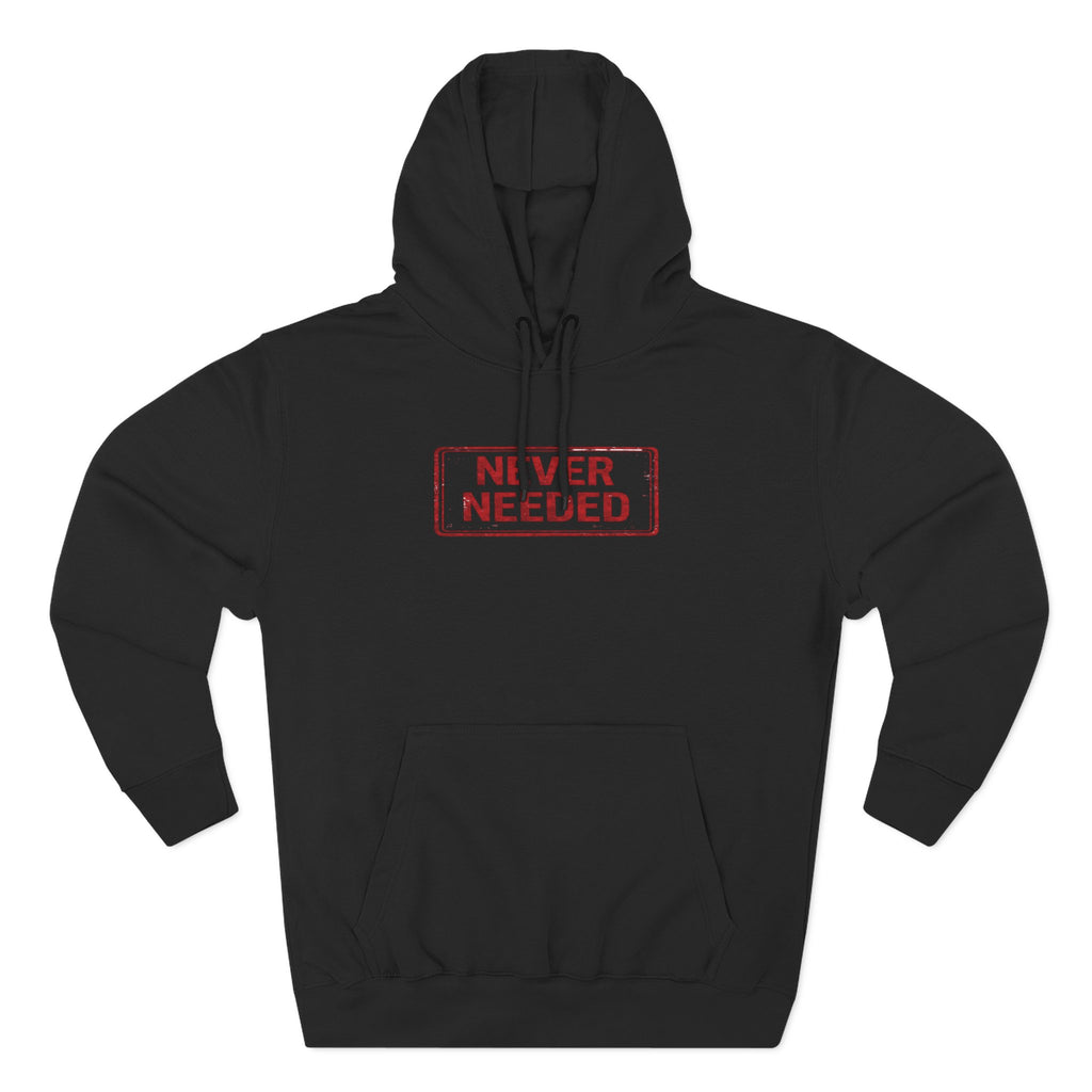 Never Needed Stamp Hoodie — Drop 01
