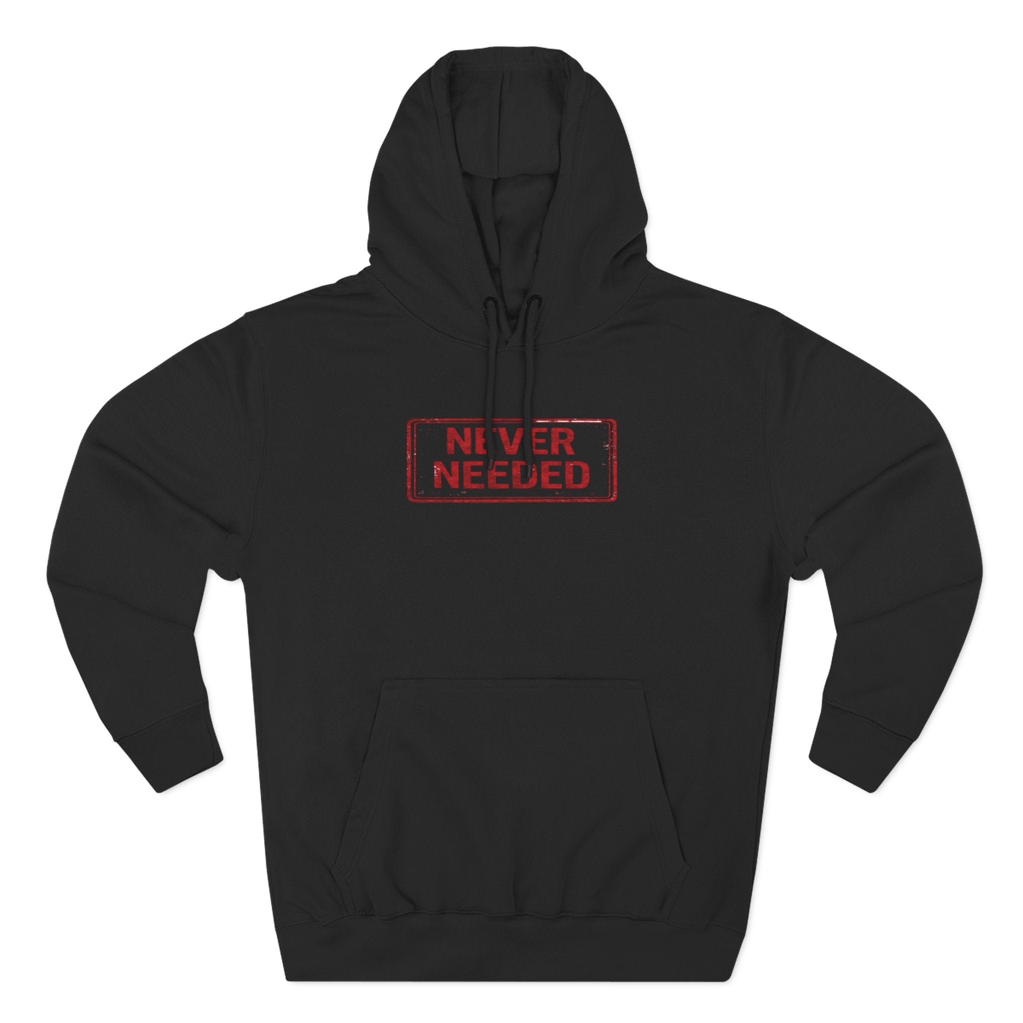 Never Needed Stamp Hoodie — Drop 01