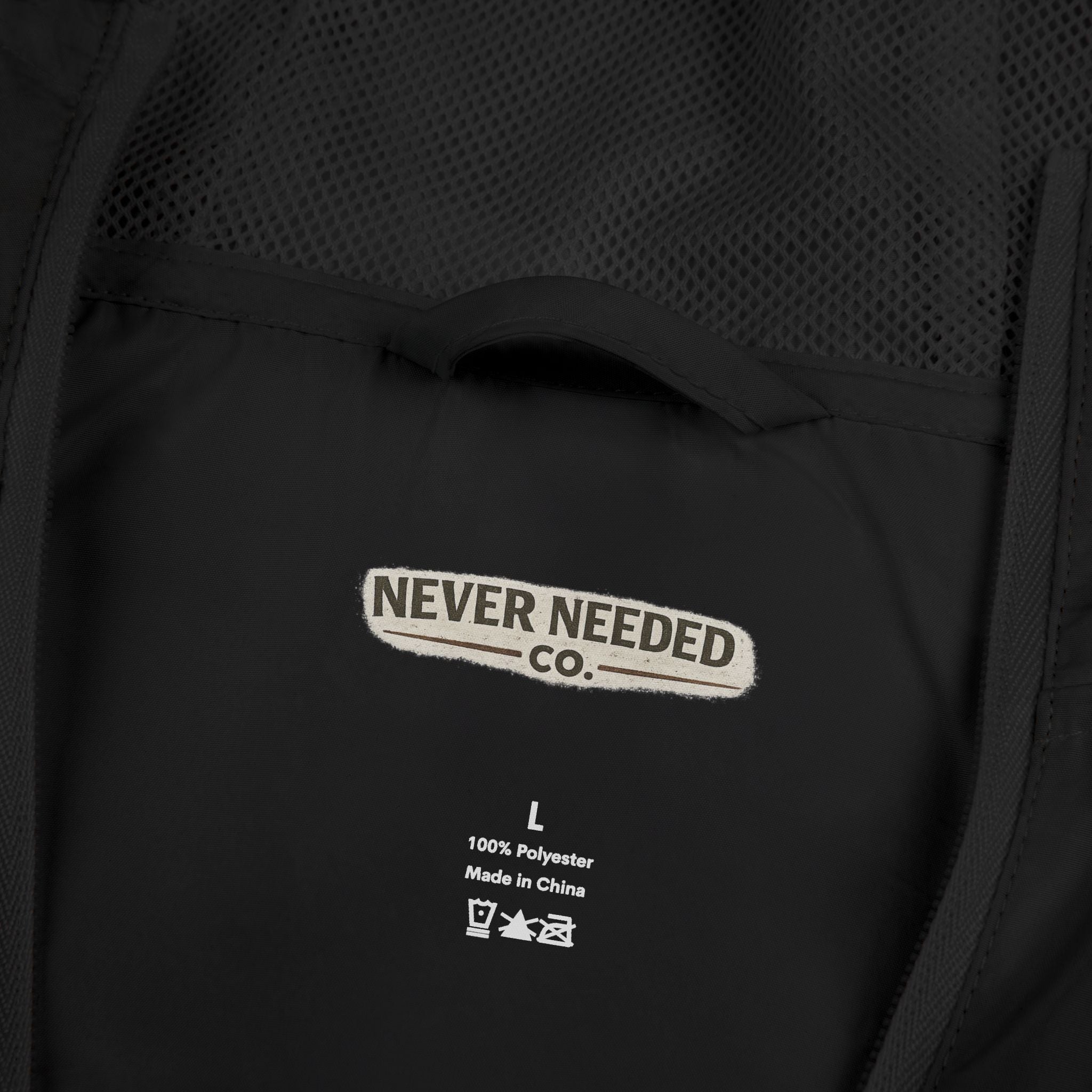 Never Needed Co. Windbreaker — “Not Accepting Help” Edition