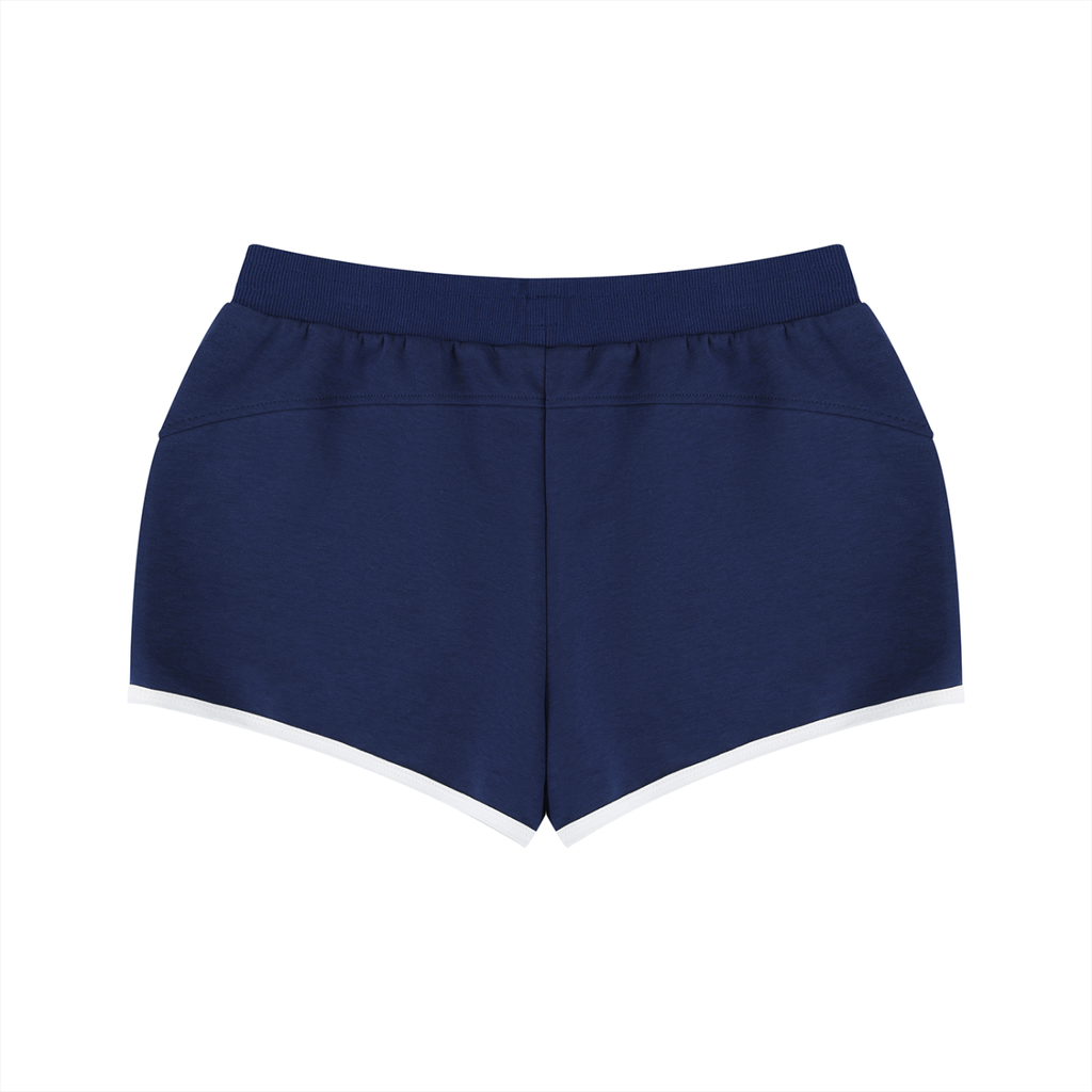 No Co. Dancing on the Edge Women's Shorts | Streetwear Lounge Shorts | Graphic Shorts