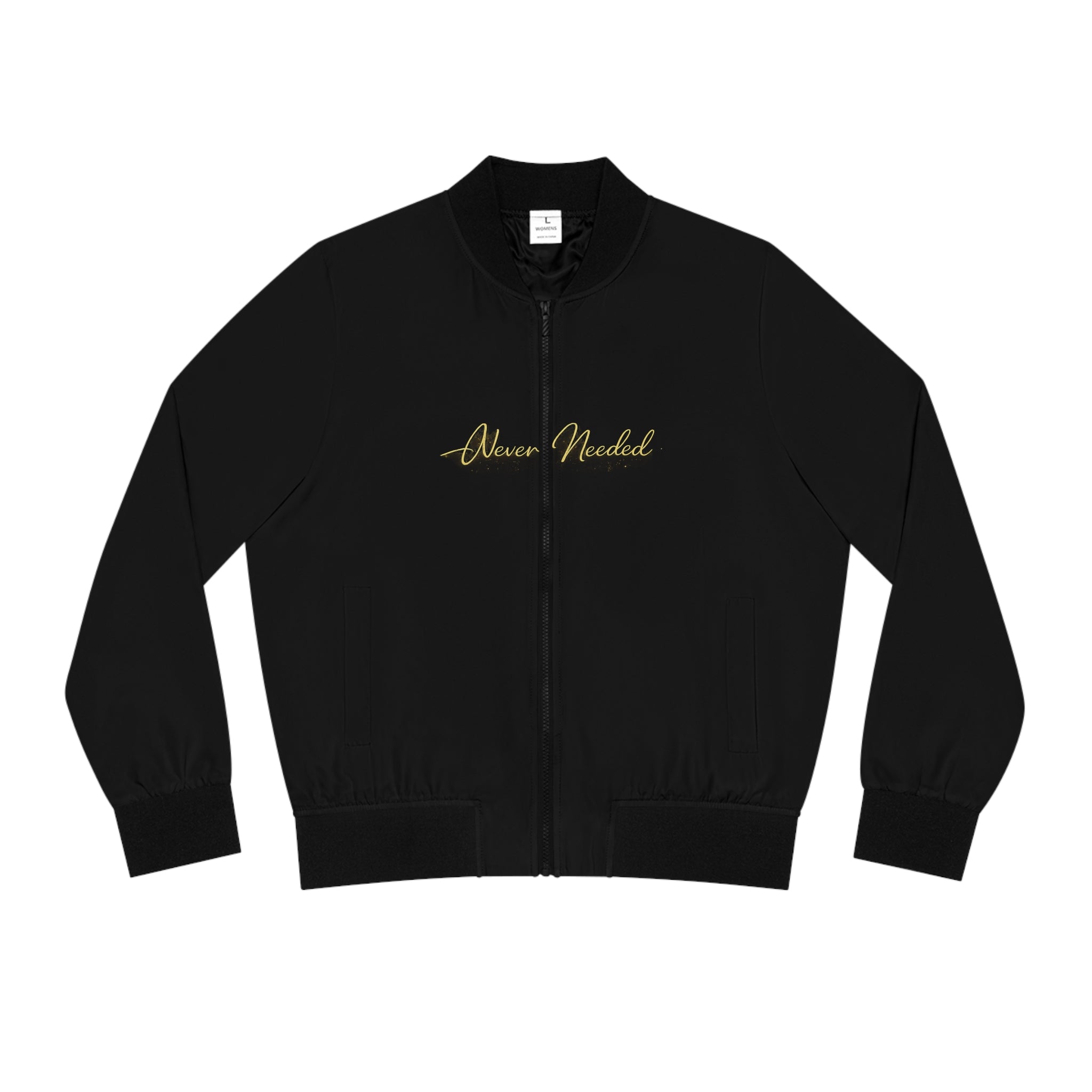 Never Needed Company – Tranquility Bomber Jacket (Black/Gold Edition)