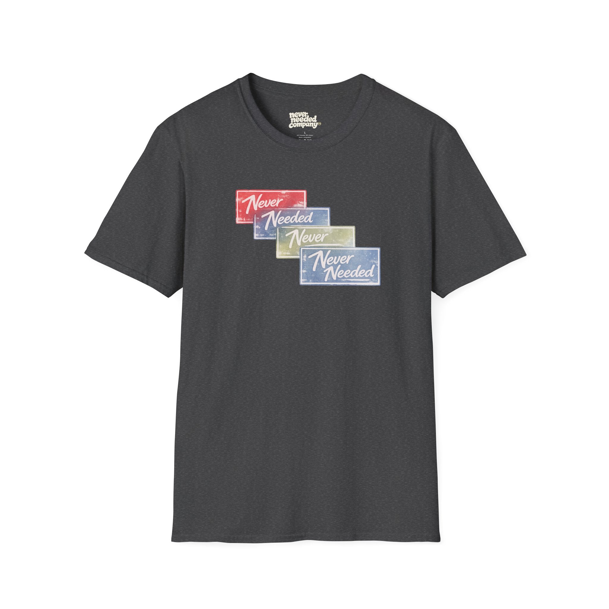 Never Needed Company™ Stamp Stack Tee