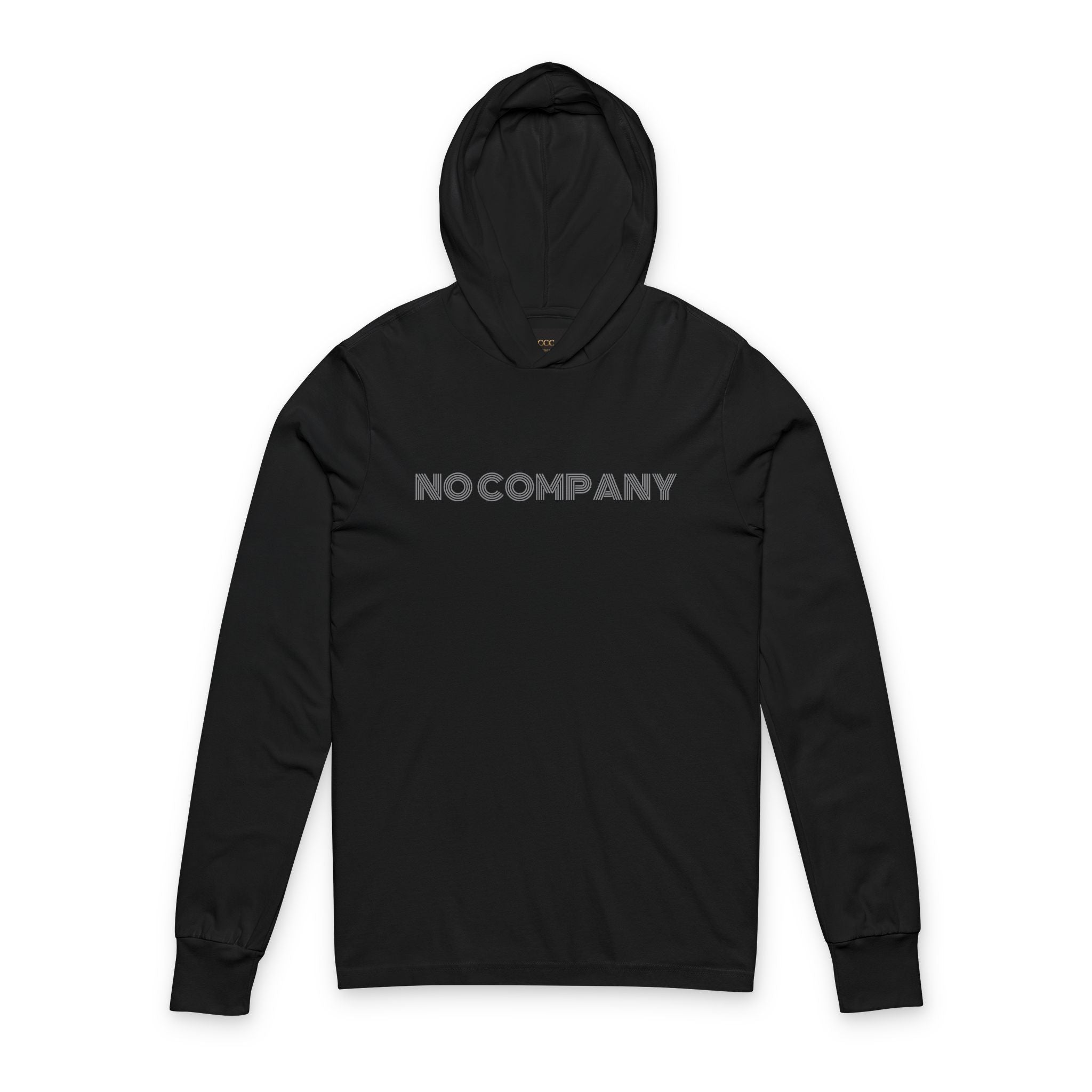 Never Needed Hooded Long Sleeve Hoodie — Neon Storm Graphic