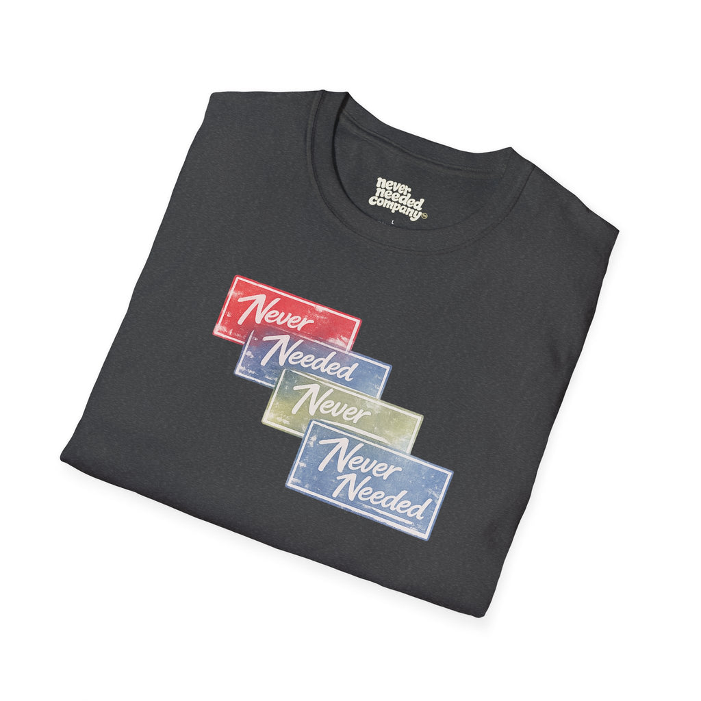 Never Needed Company™ Stamp Stack Tee