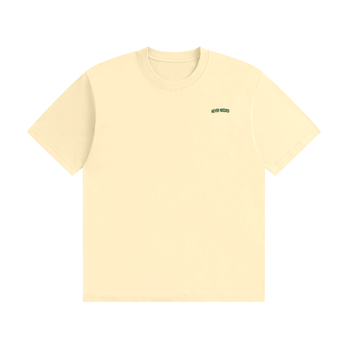 Never Needed Minimal Chest Tee | Premium Streetwear | No Co.
