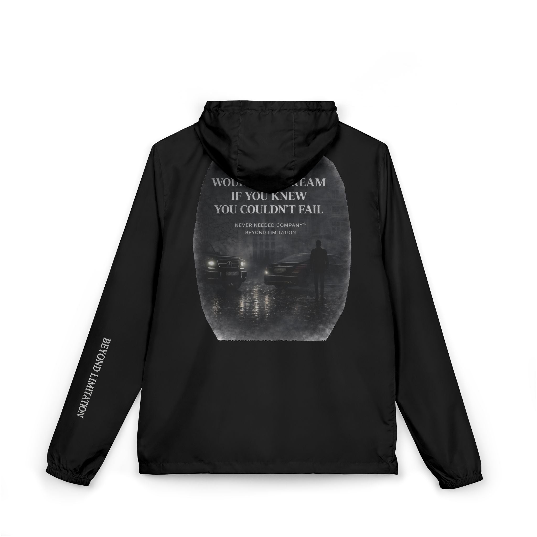 Never Needed Company™ “Beyond Limitation” Windbreaker