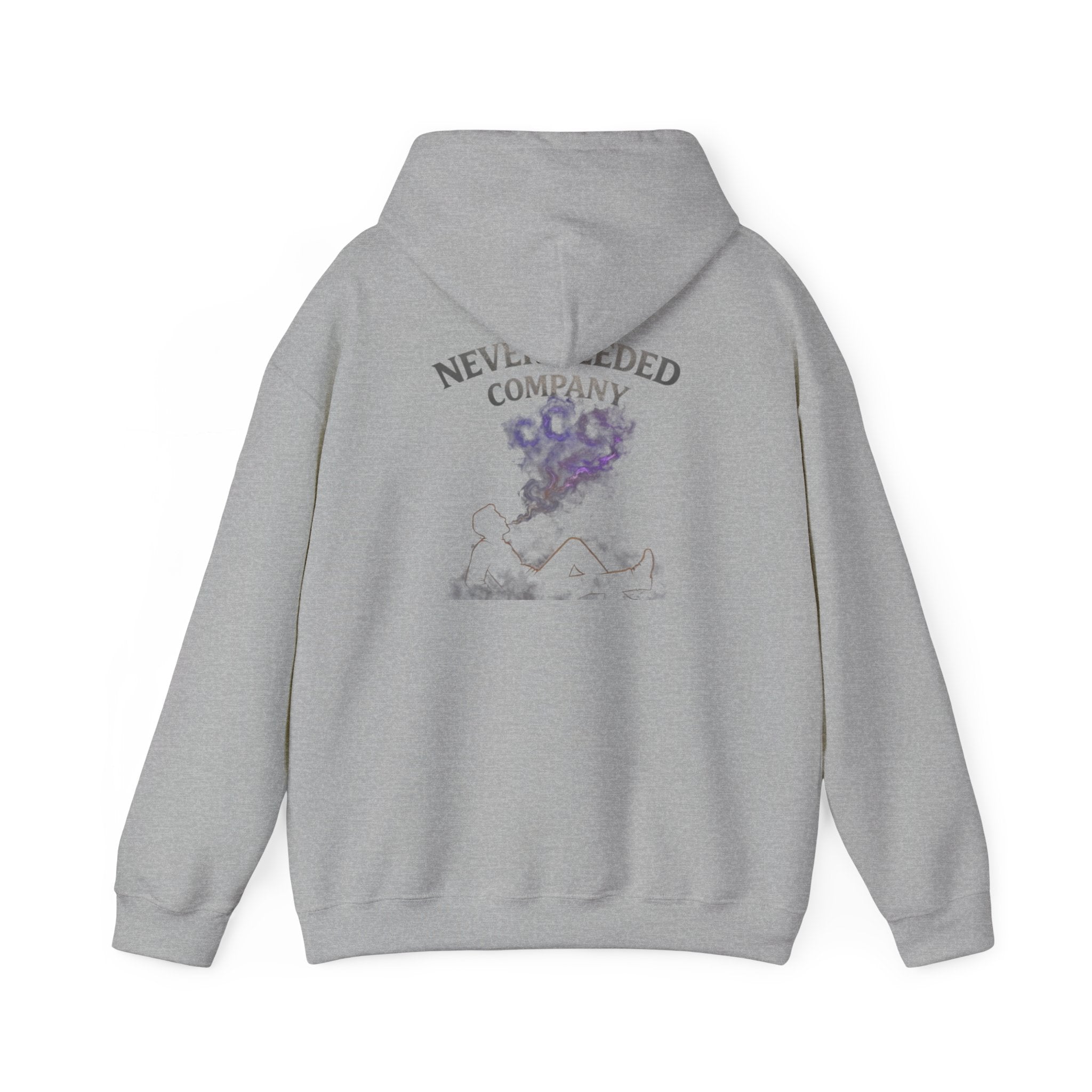 Never Needed Company – Smoke Hoodie (Purple Edition)